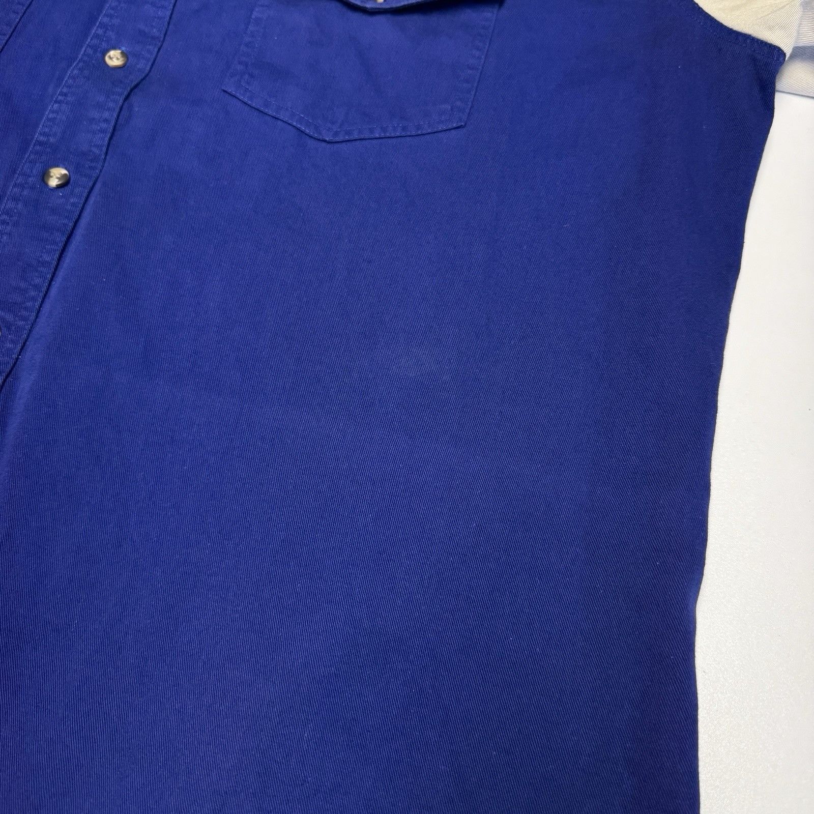 Vintage Express Rider Aztec Western Shirt Mens XL 26x29 Blue Embroid Size US XL / EU 56 / 4 - 5 Thumbnail