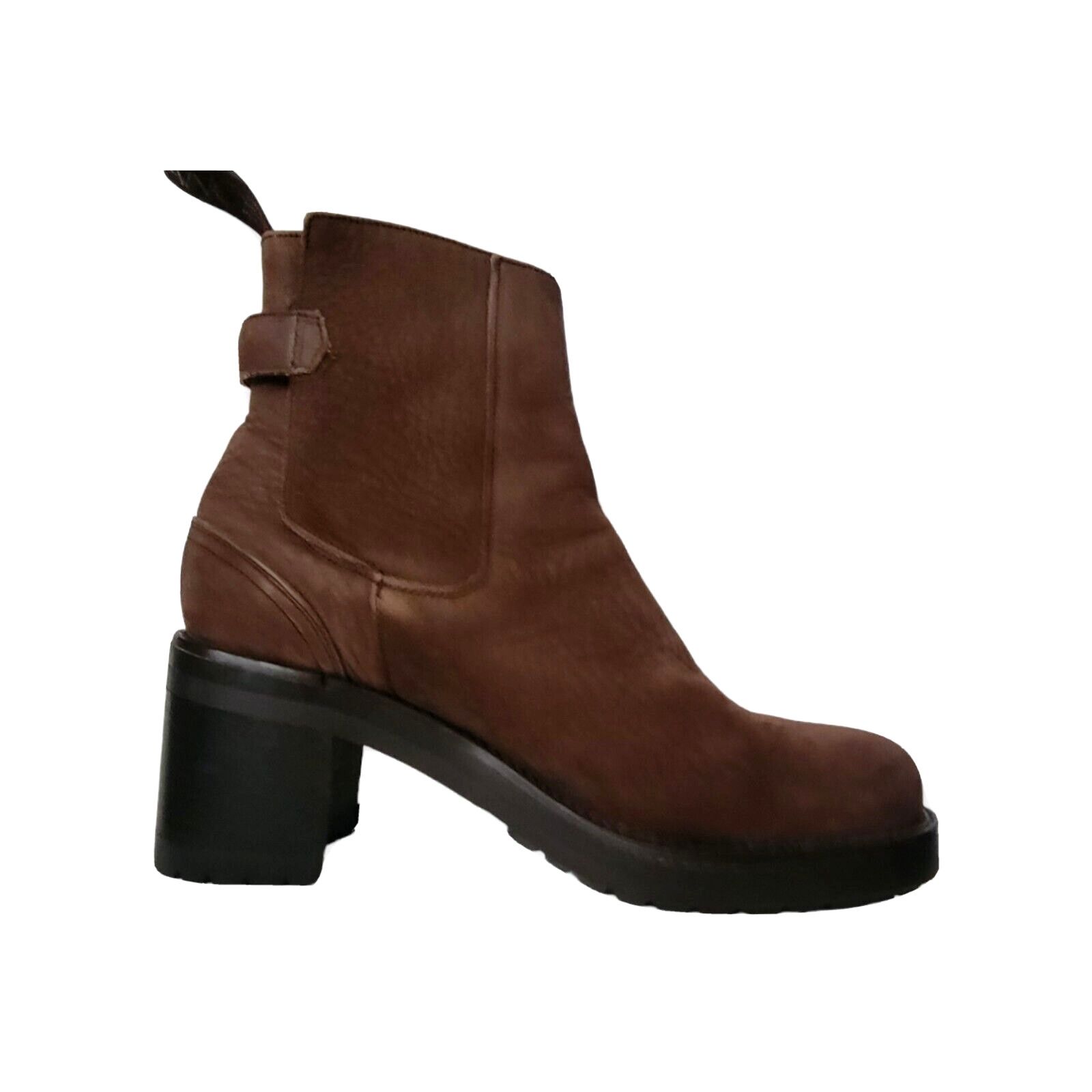 Other Freelance Vintage Leather Women Boots Made France Size EU 38 Size US 7 / IT 37 - 2 Thumbnail