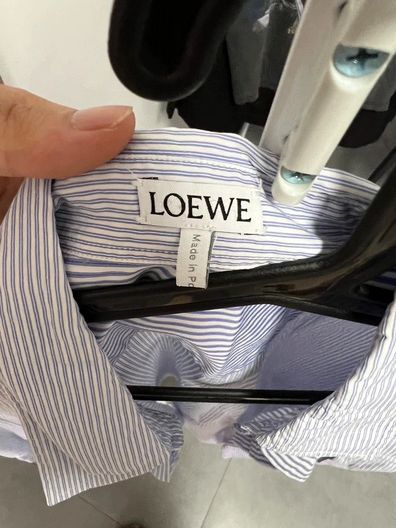 Loewe LOEWE Irregular patchwork shirt Size US S / EU 44-46 / 1 - 3 Thumbnail