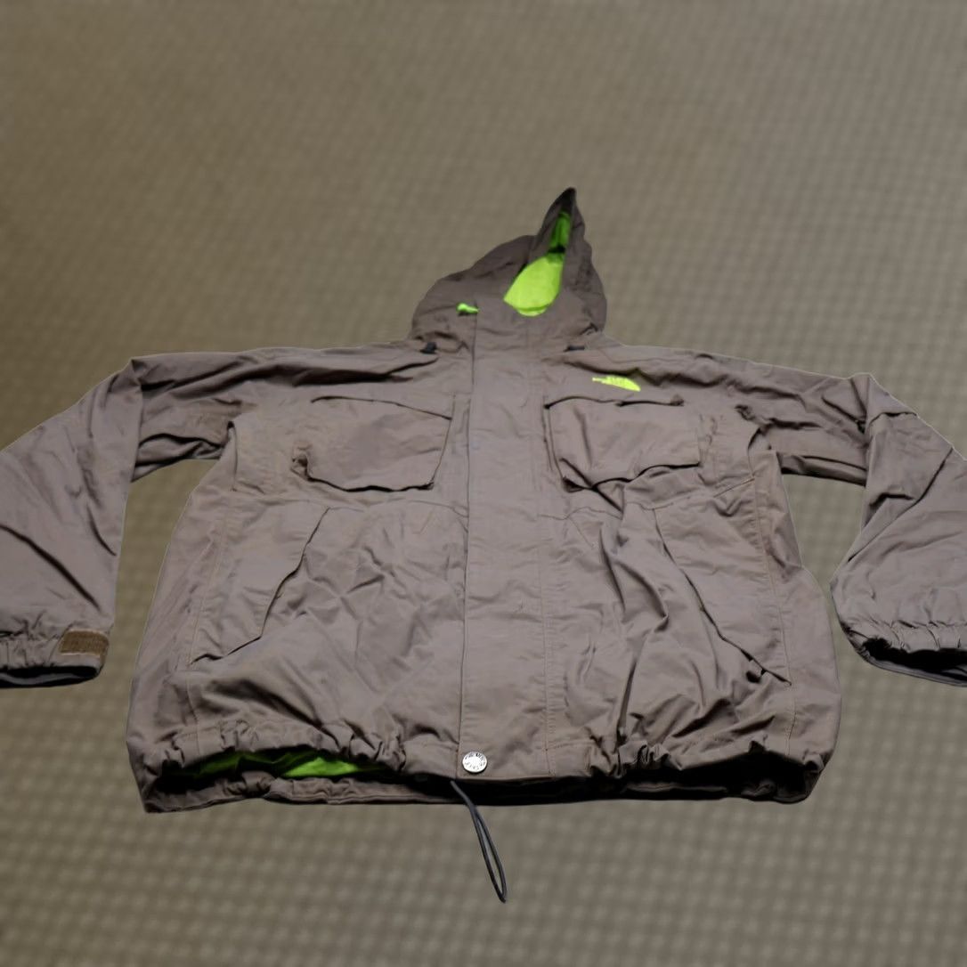 The North Face The North Face Jacket Men Medium Brown Hooded Wind Rain Full Zip Hiking Outdoor Size US M / EU 48-50 / 2 - 1 Thumbnail