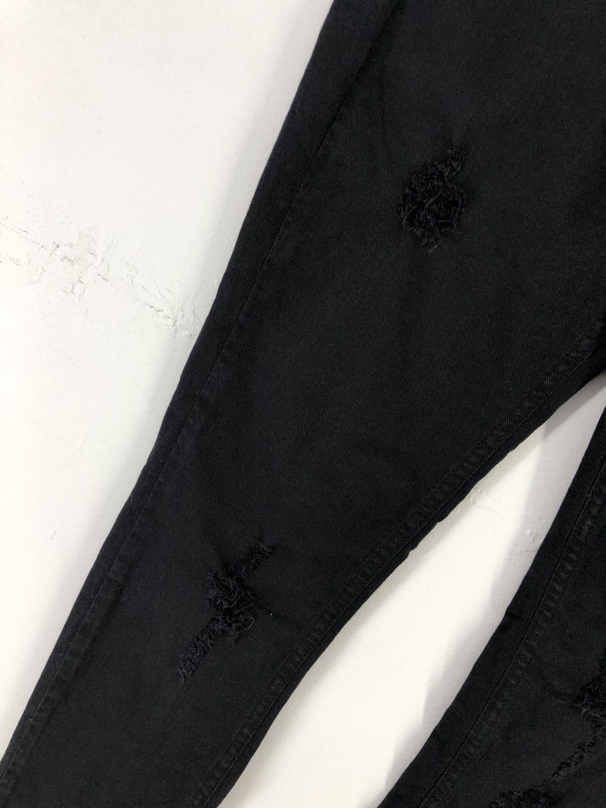 Patrizia Pepe Patrizia Pepe Distressed Black Skinny Jeans Size 26" / US 2 / IT 38 - 11 Thumbnail
