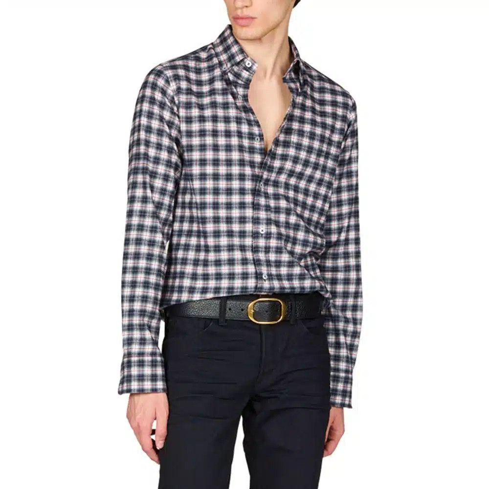Tom Ford o1loc1c1124 HSO001 Check Shirt in Multicolor Size US L / EU 52-54 / 3 - 1 Preview