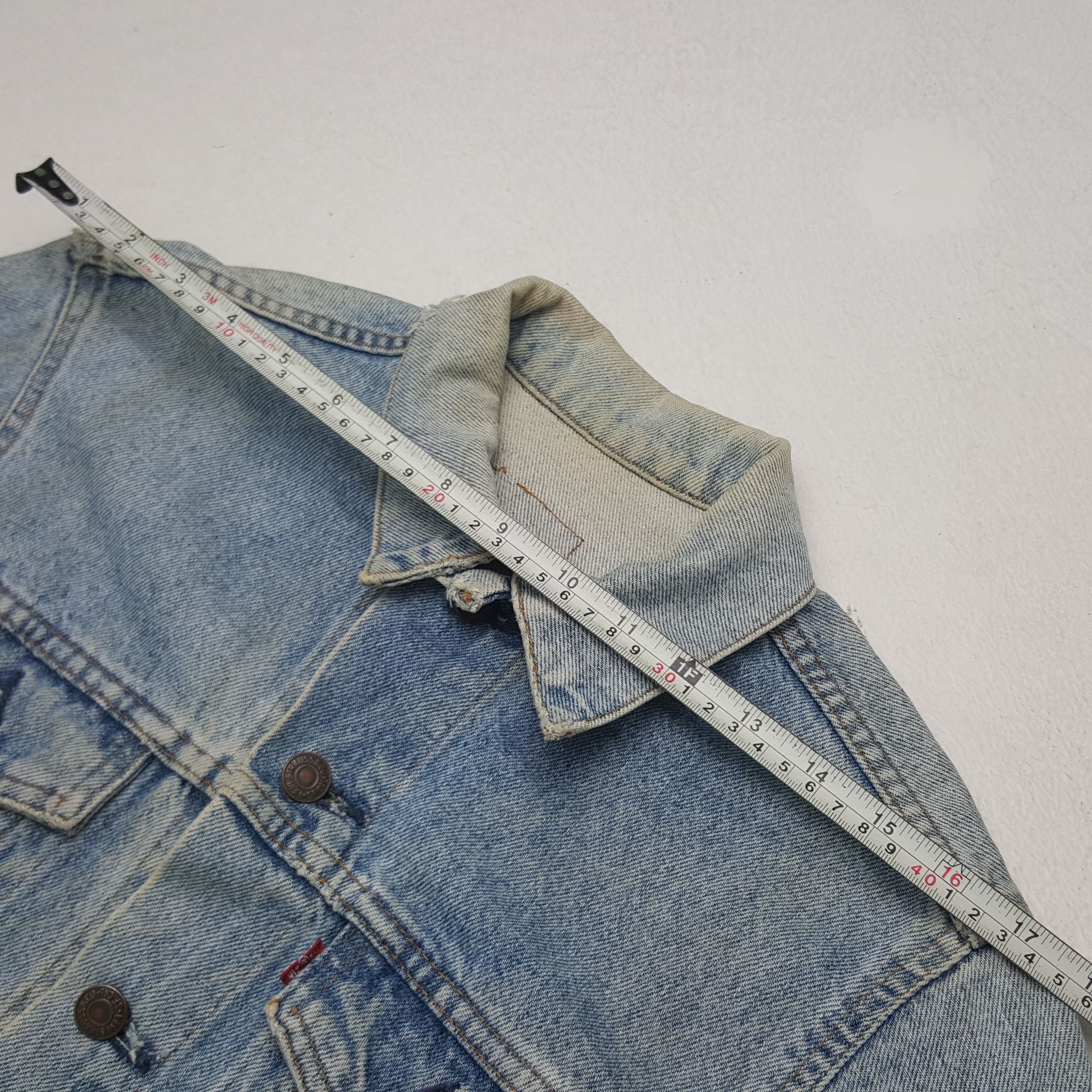 Levi's × Vintage Vintage Levis X Custom Jamiroquai Denim Jacket Size US S / EU 44-46 / 1 - 10 Thumbnail