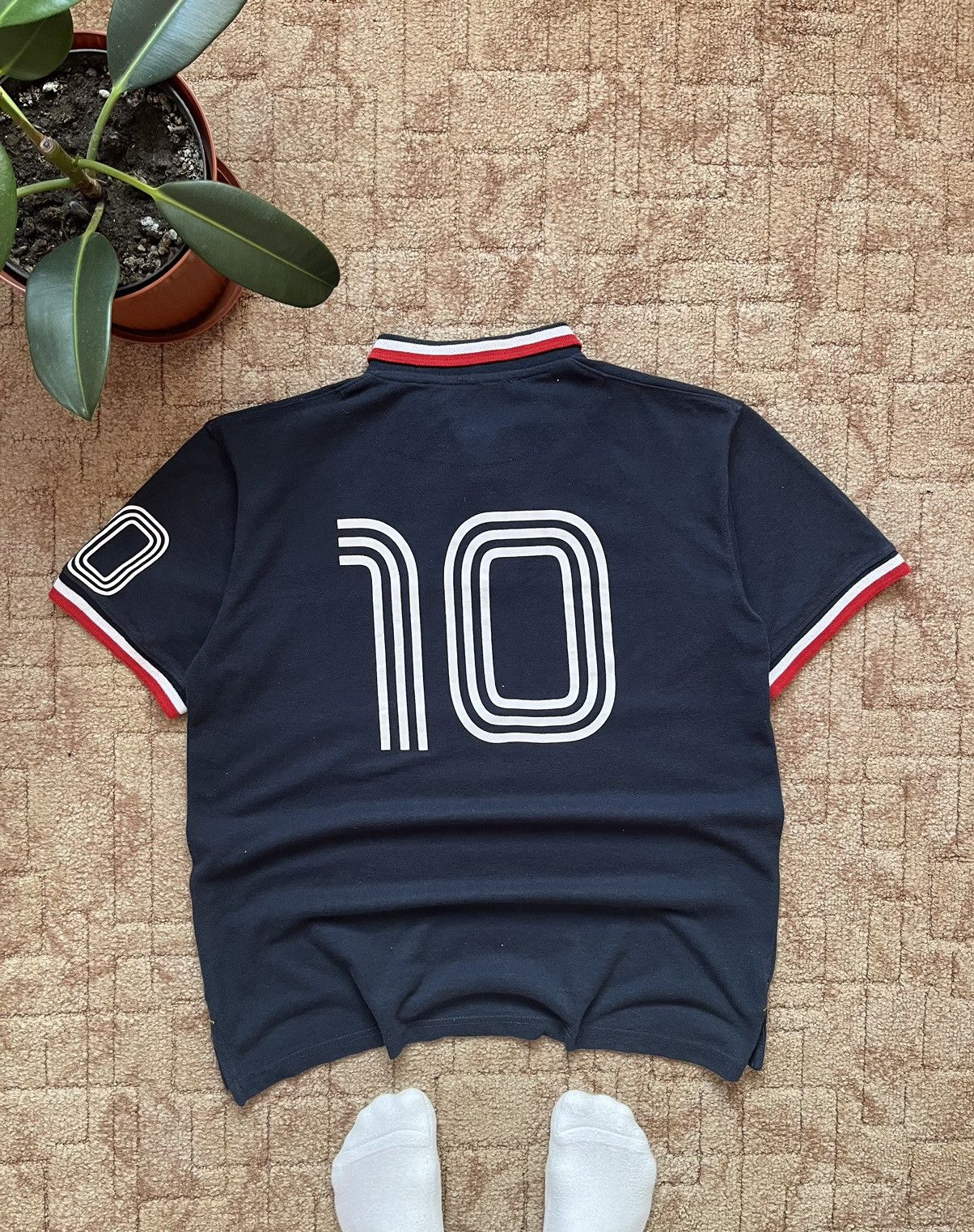 Polo Ralph Lauren Vintage Polo Ralph Lauren Espana Spain #10 Big Logo Tee Size US M / EU 48-50 / 2 - 3 Thumbnail