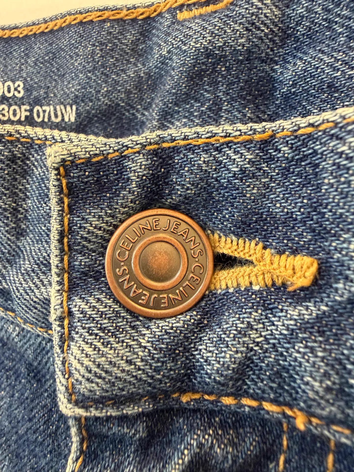 Celine Celine Lock Flared Jeans 26 New Tried On Only Size 26" / US 2 / IT 38 - 3 Thumbnail