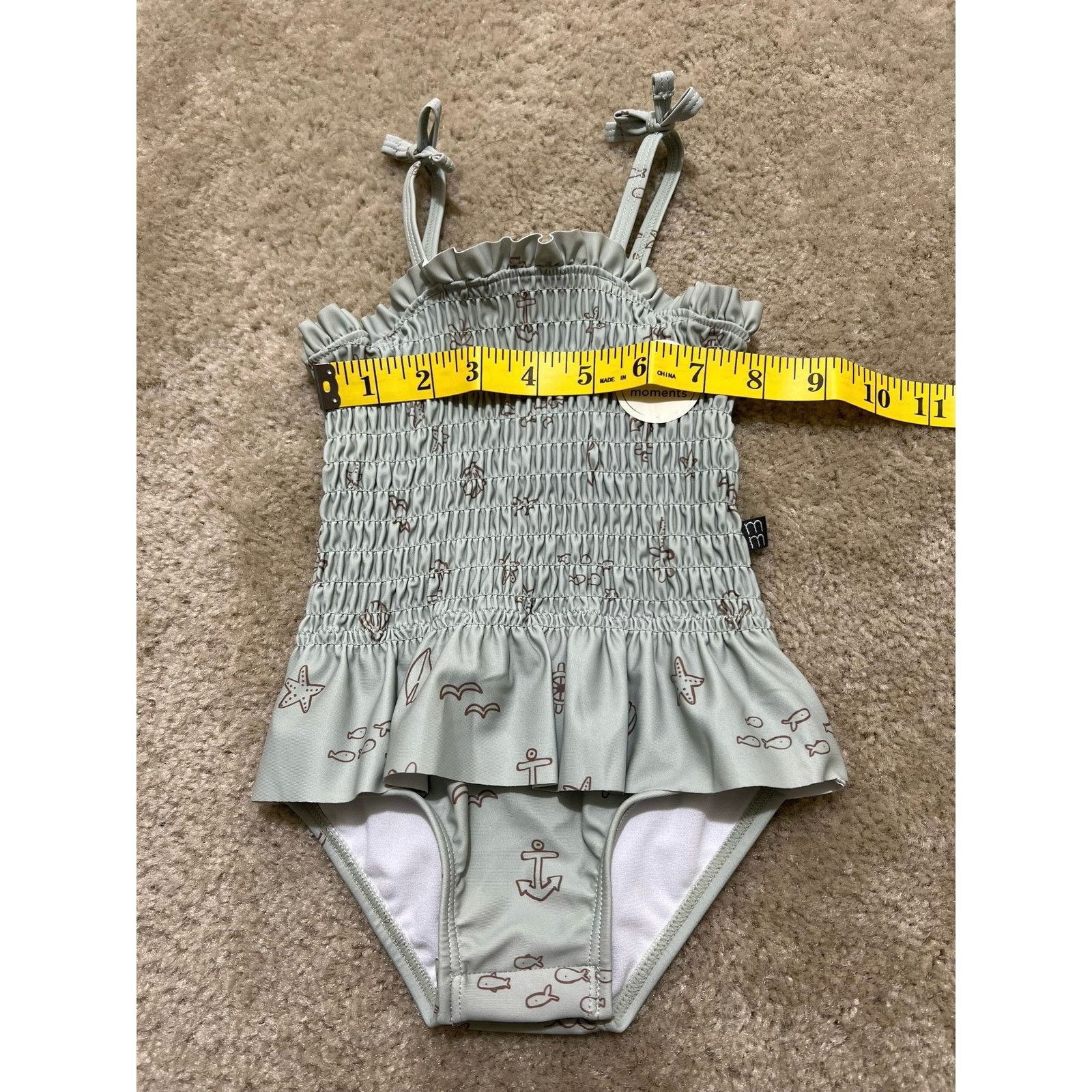 Other NWT-Gerber Modern Moments Baby Girl Swimsuit Ruffles 12M Size ONE SIZE - 10 Thumbnail