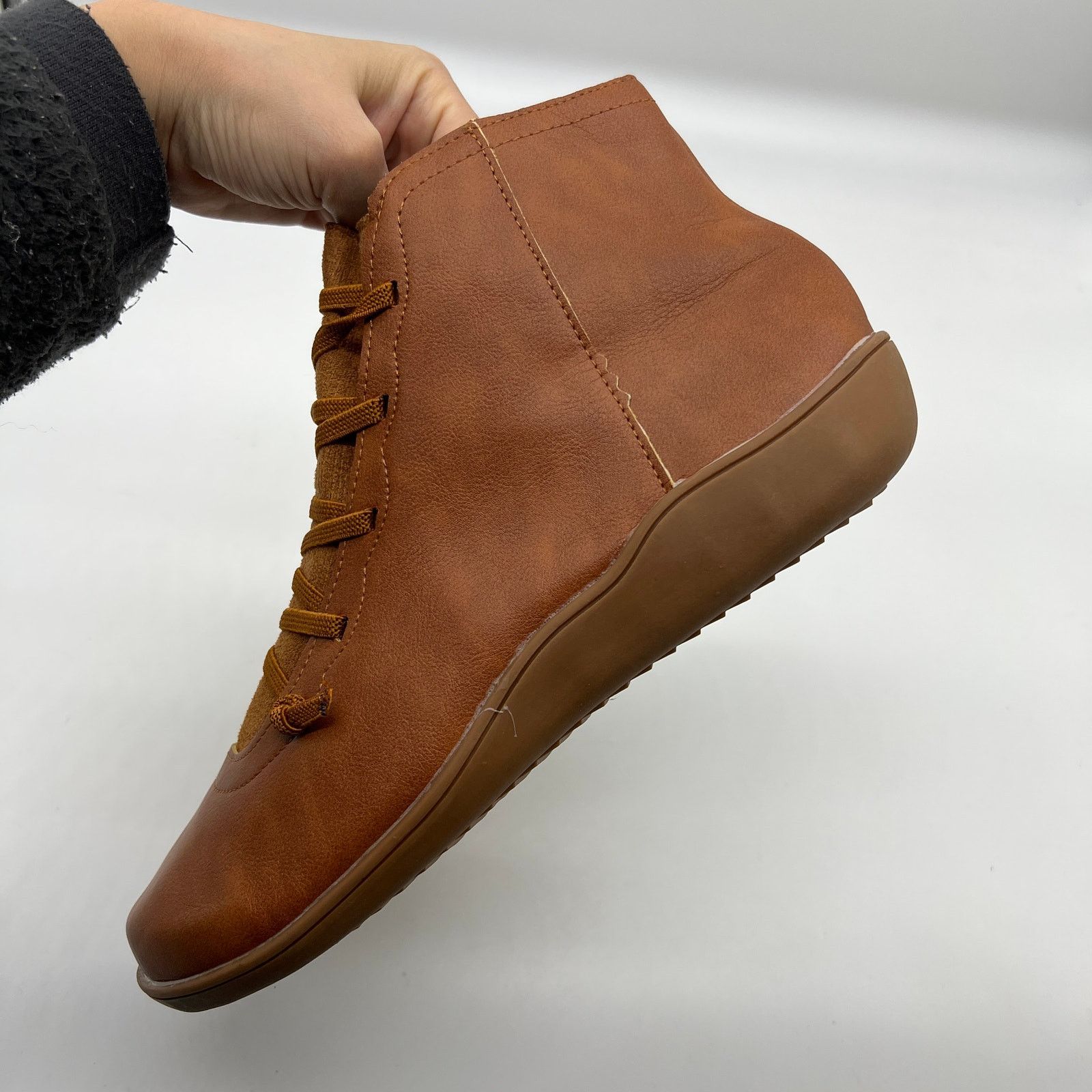 Other Ankle Boots Round Toe Casual Comfortable Lightweight Size US 10.5 / IT 40.5 - 5 Thumbnail