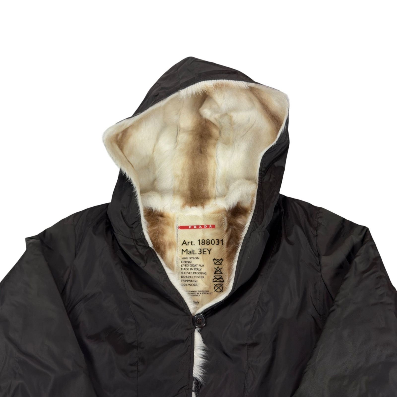 Prada Prada Faux Fur Hooded Jacket Size M / US 6-8 / IT 42-44 - 6 Thumbnail