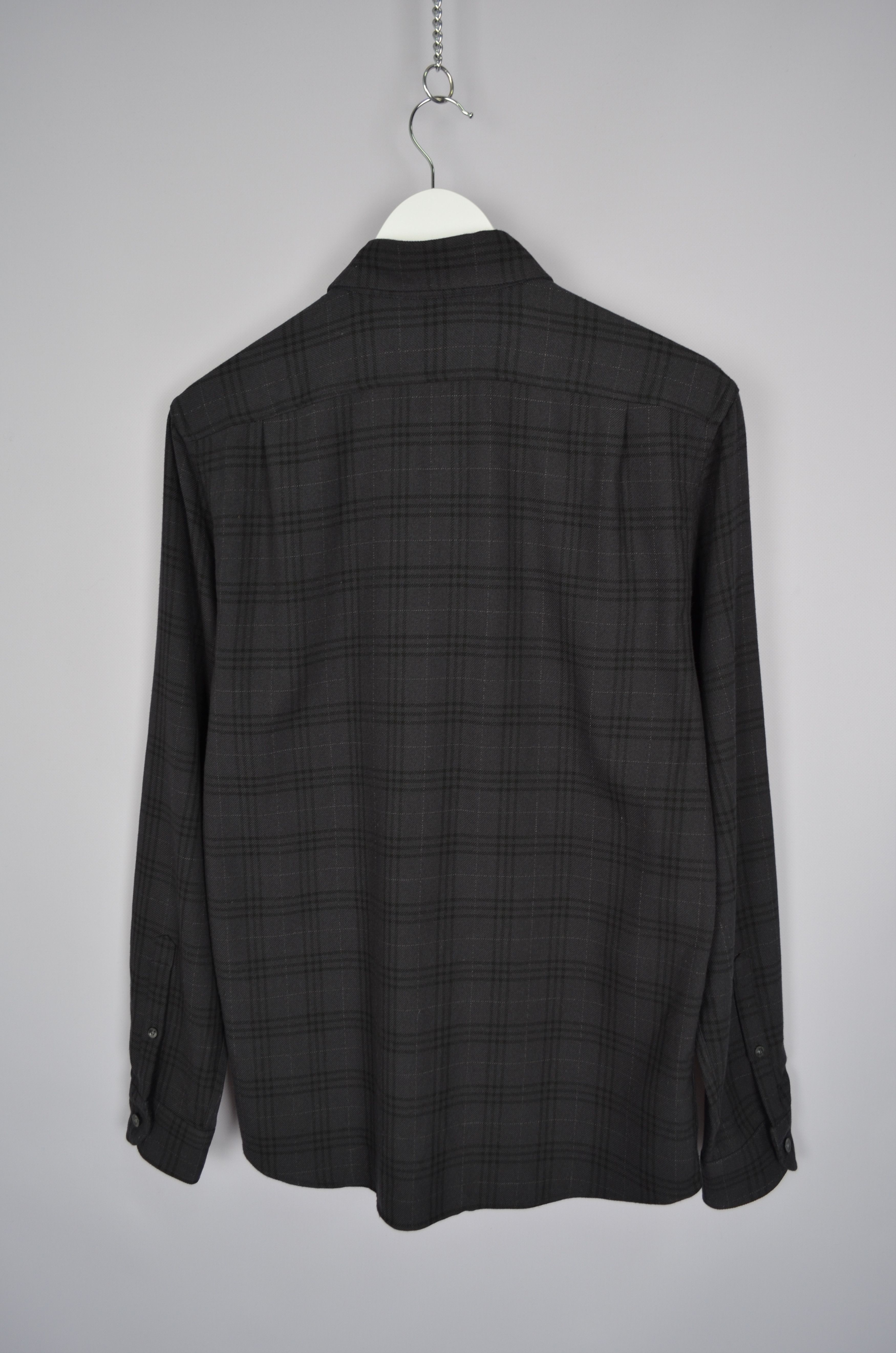 Designer × Reiss Reiss Talon Charcoal Grey Twin Pocket Overshirt Size L Size US L / EU 52-54 / 3 - 13 Thumbnail