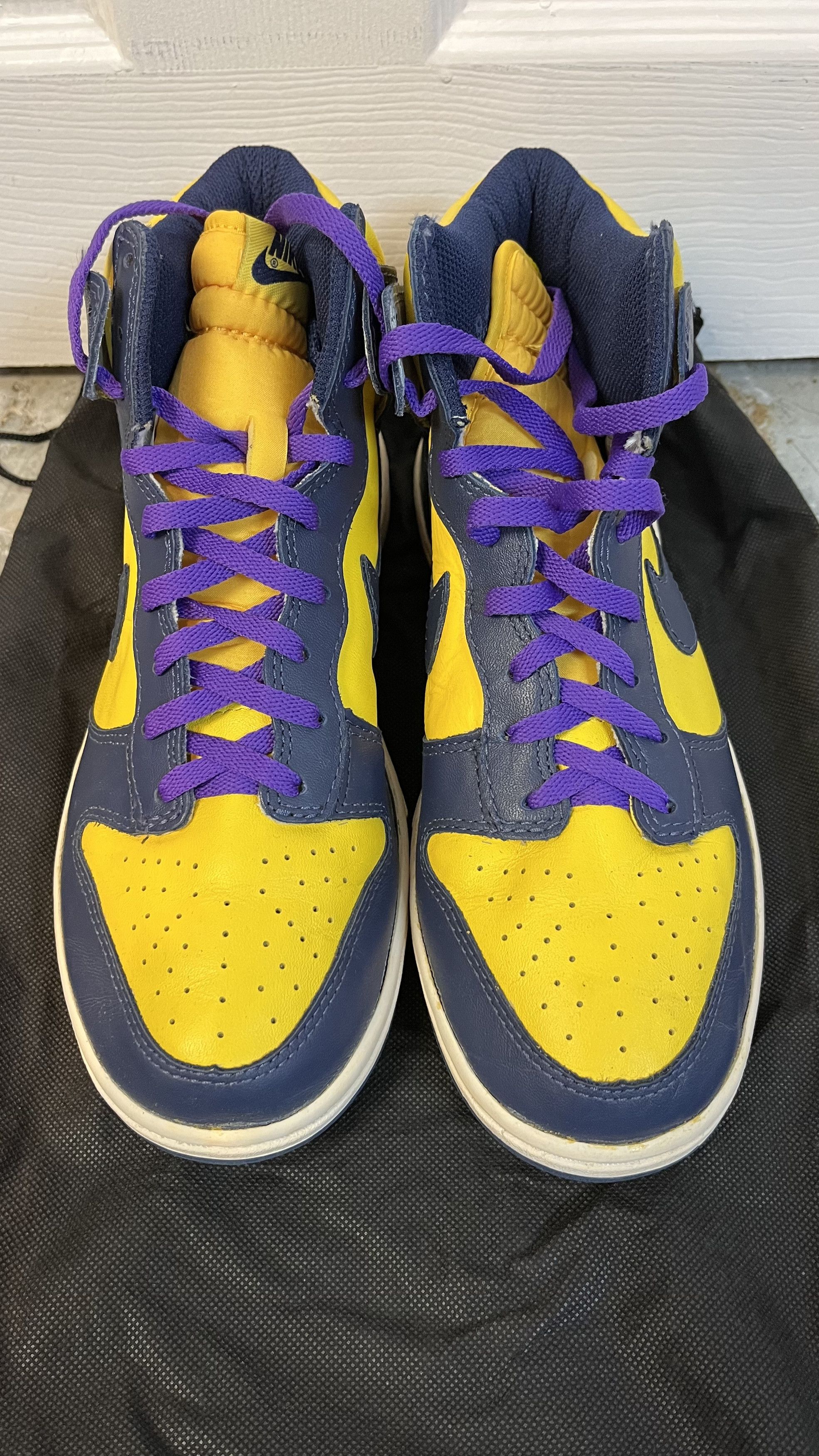 Nike Nike Dunk High QK VNTG Michigan 2007 Size US 9.5 / EU 42-43 - 2 Thumbnail