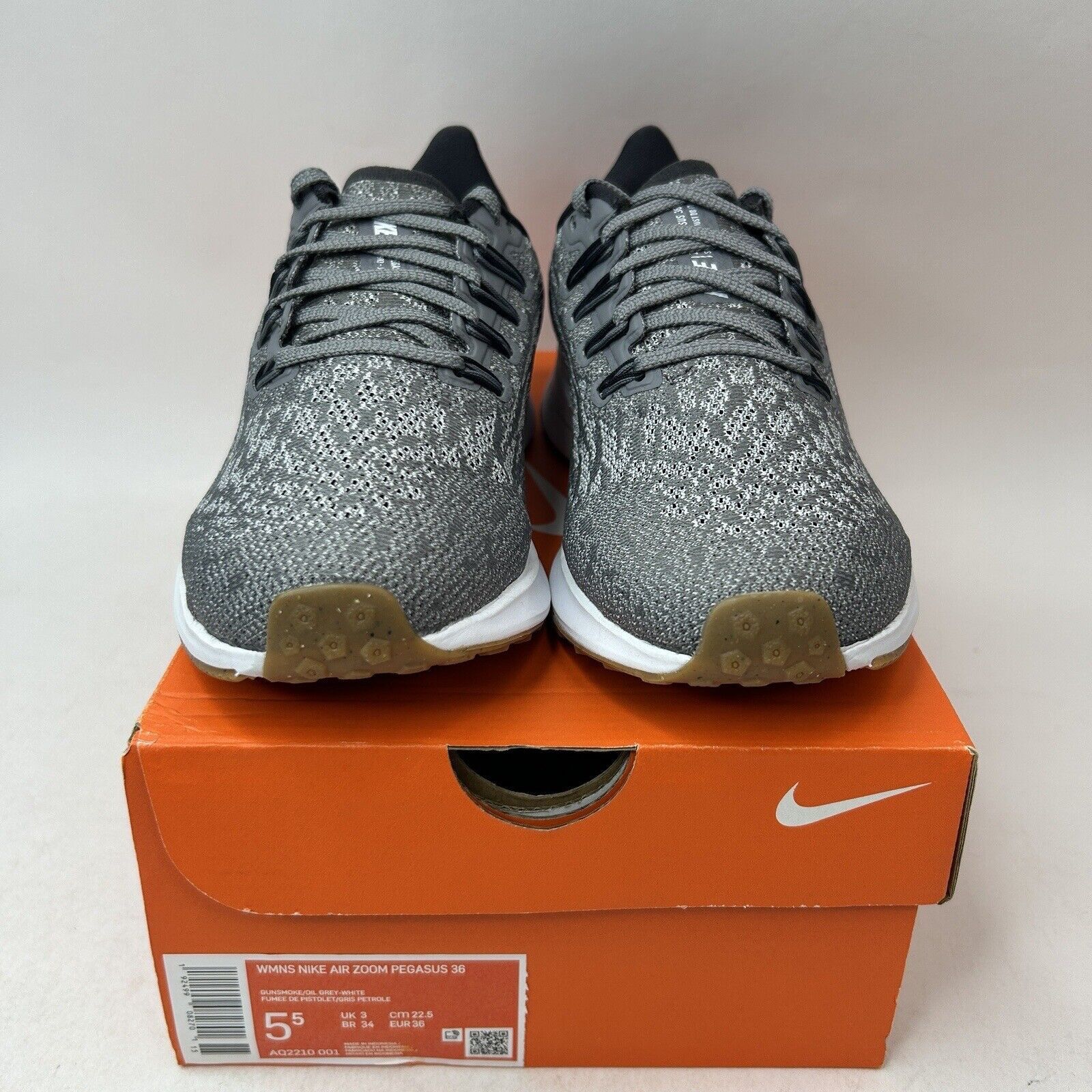 Nike Nike Air Zoom Pegasus 36 WMNS “Gunsmoke Grey” 2024 Size US 5.5 / IT 35.5 - 2 Thumbnail