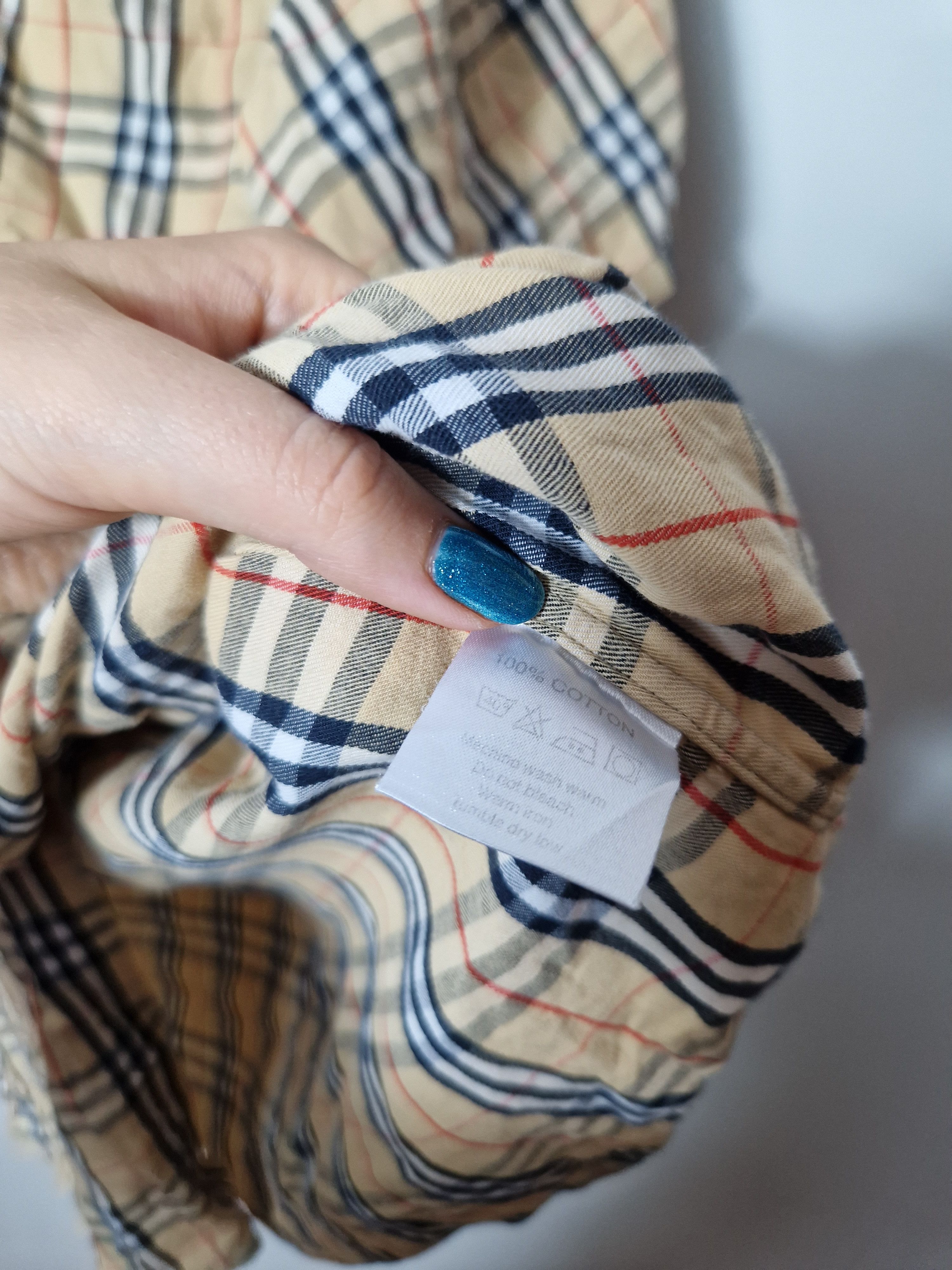 Burberry × Vintage Burberry vintage nova check shirt Size US XL / EU 56 / 4 - 10 Thumbnail