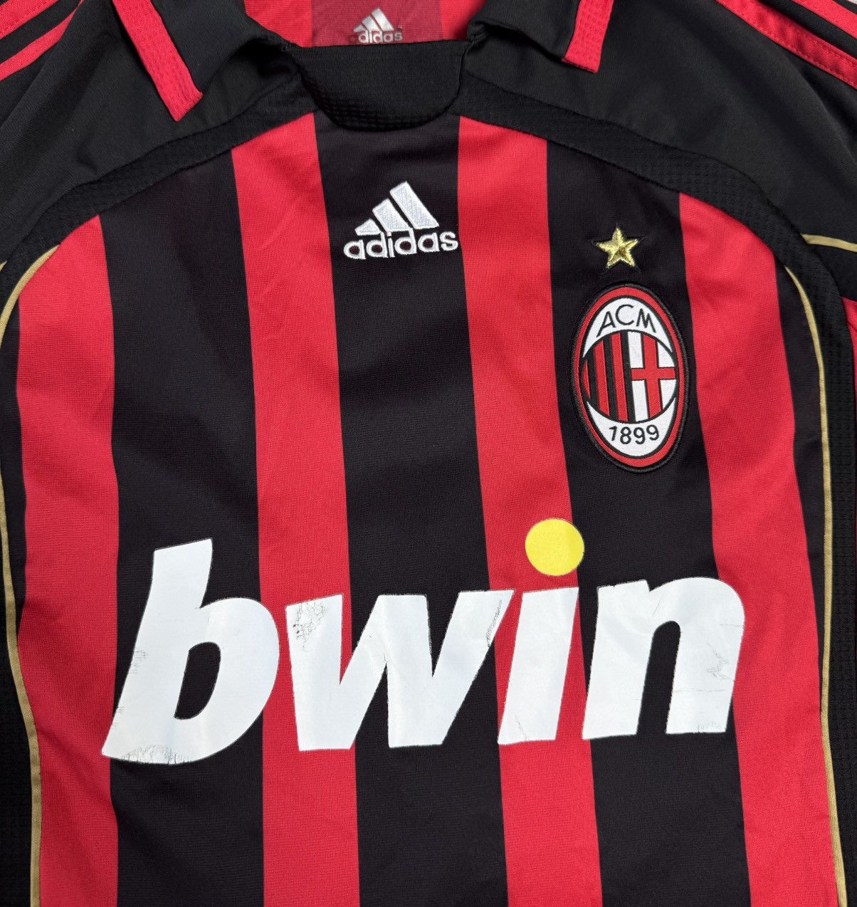 Vintage Ac Milan 2006 2007 Home Football Shirt Jersey #22 Kaka Size US S / EU 44-46 / 1 - 7 Thumbnail