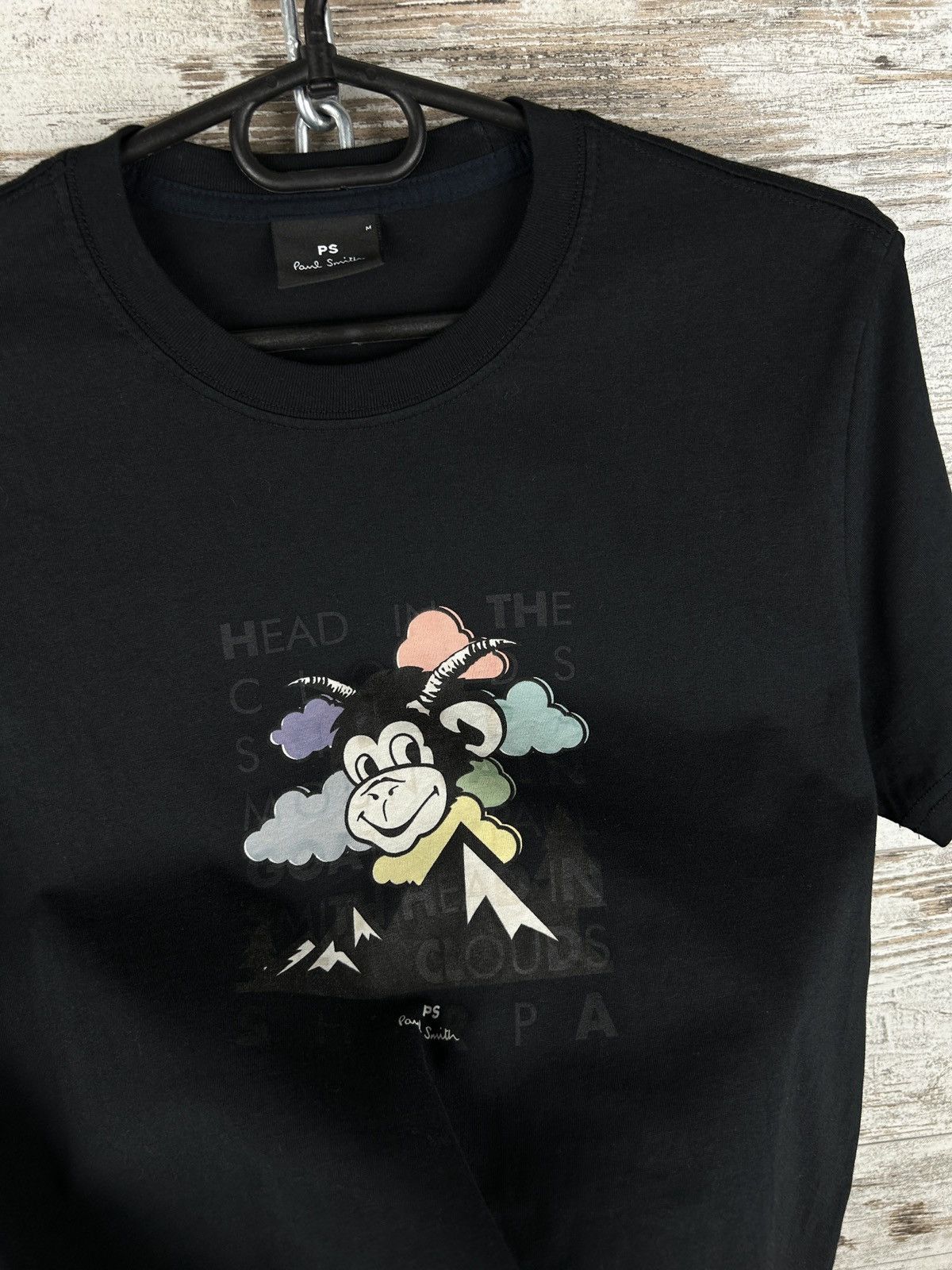 Paul Smith Mens Paul Smith T-shirt luxury black big logo tee streetwear Size US M / EU 48-50 / 2 - 4 Thumbnail