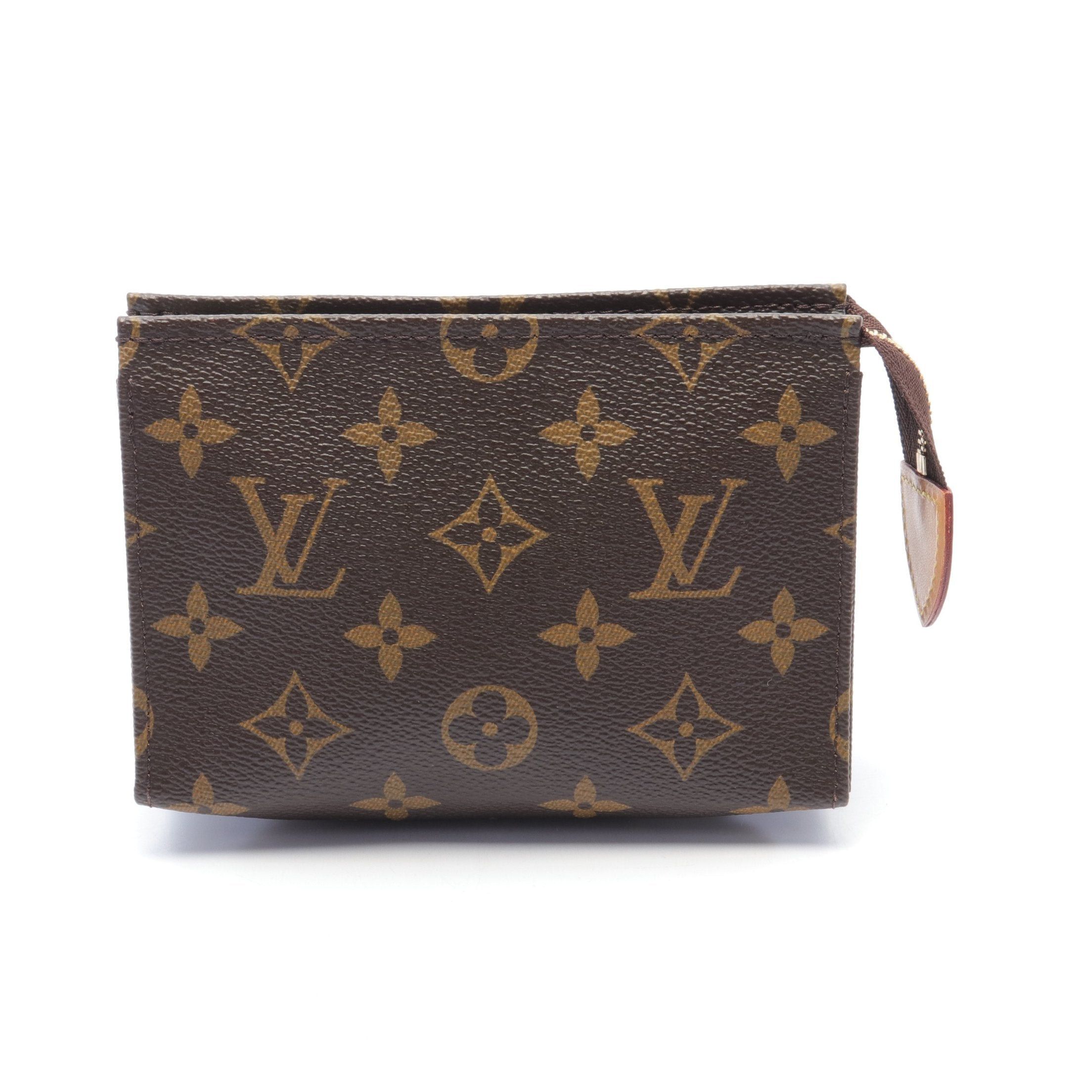 Louis Vuitton Louis Vuitton Posh Toilette 15 Monogram Cosmetic Pouch Leather Brown Size ONE SIZE - 1 Thumbnail