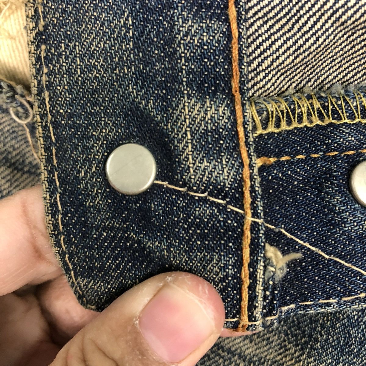 Levi's 🔥VINTAGE REPRODUCTION LEVI’S BIG E REDLINE DENIM LOT 501 Size US 34 / EU 50 - 21 Thumbnail