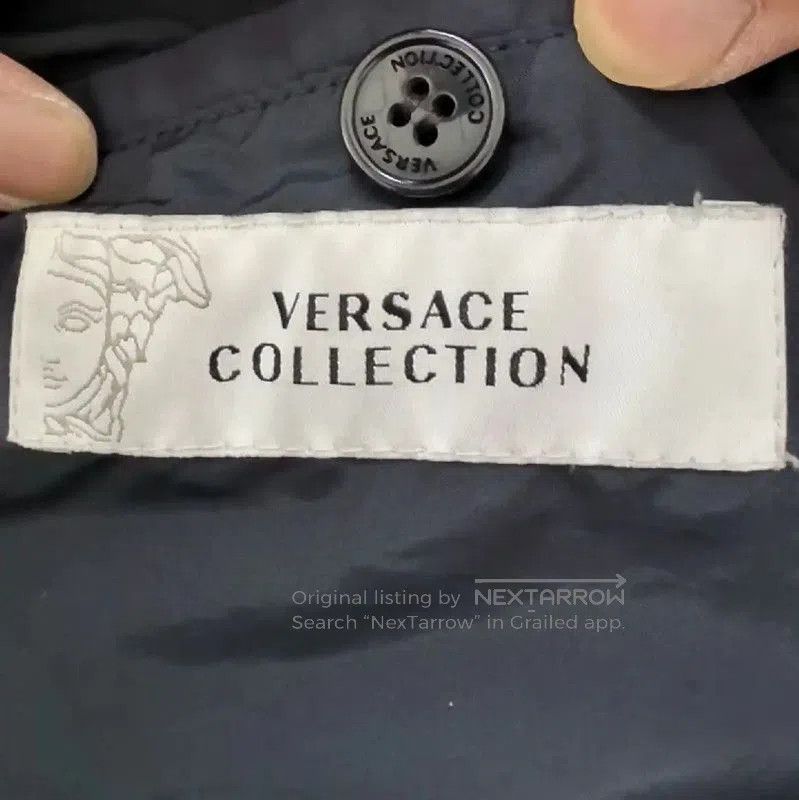 Versace Versace Men's Dark Blue Jacket Size L . Size US L / EU 52-54 / 3 - 4 Thumbnail