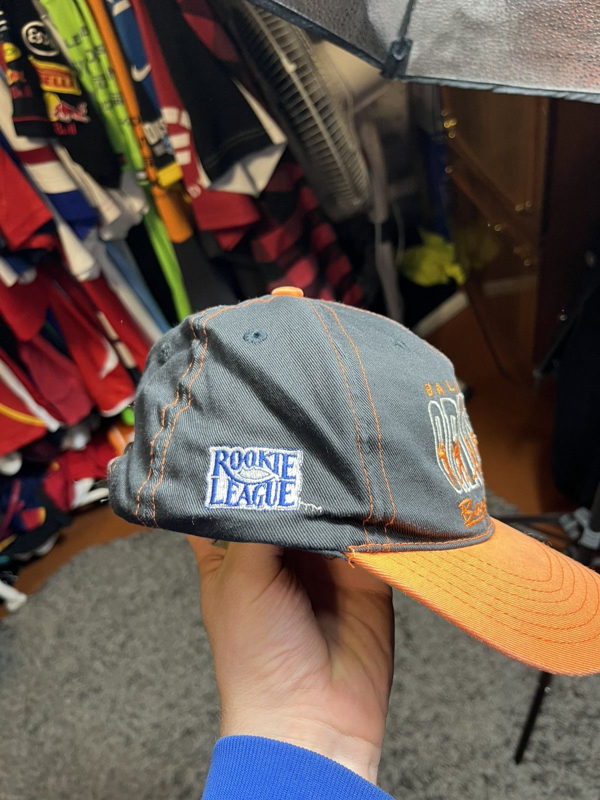 Vintage VINTAGE 1990’s BALTIMORE ORIOLES BASEBALL CAP Size ONE SIZE - 3 Thumbnail
