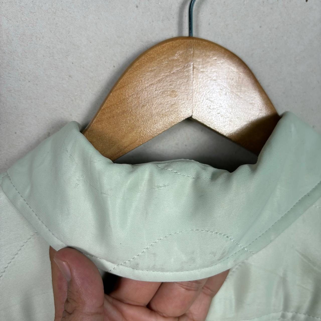 Acne Studios Acne Studios X Robbie Barrat FW20 Quilted Jacket Mint Green Size US L / EU 52-54 / 3 - 7 Thumbnail