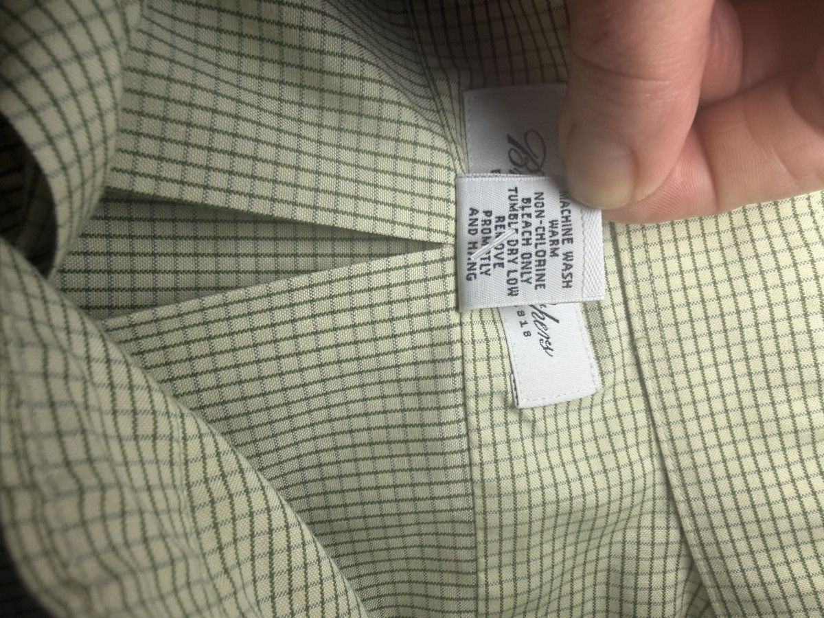 Brooks Brothers VTG Brooks Brothers Green Plaid Dress Shirt Size 16- 34/35. Size US XL / EU 56 / 4 - 4 Thumbnail