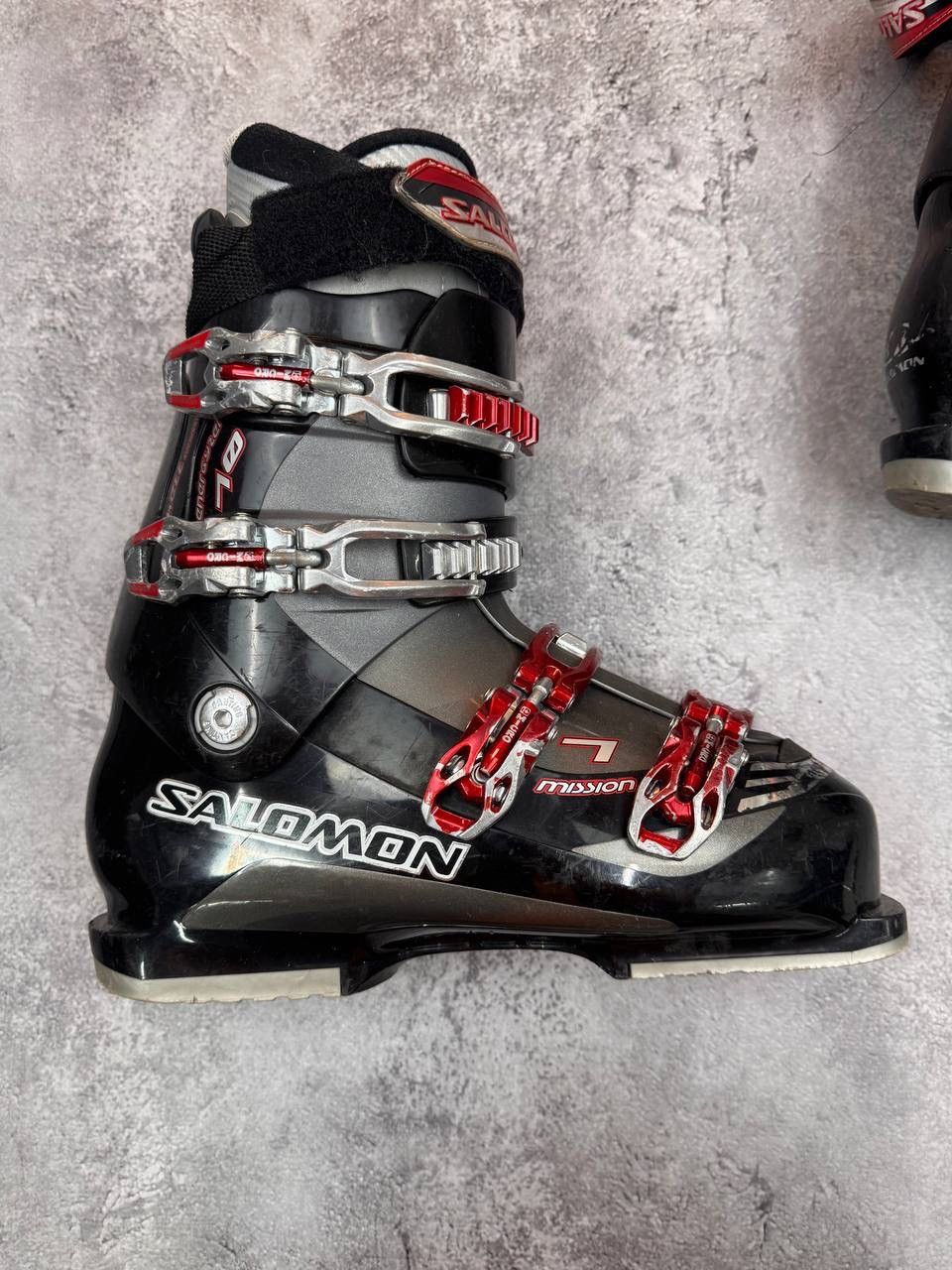 Salomon Salomon Mission 7 Men's Ski Boots Black Red Size 42 Size US 9 / EU 42 - 2 Thumbnail