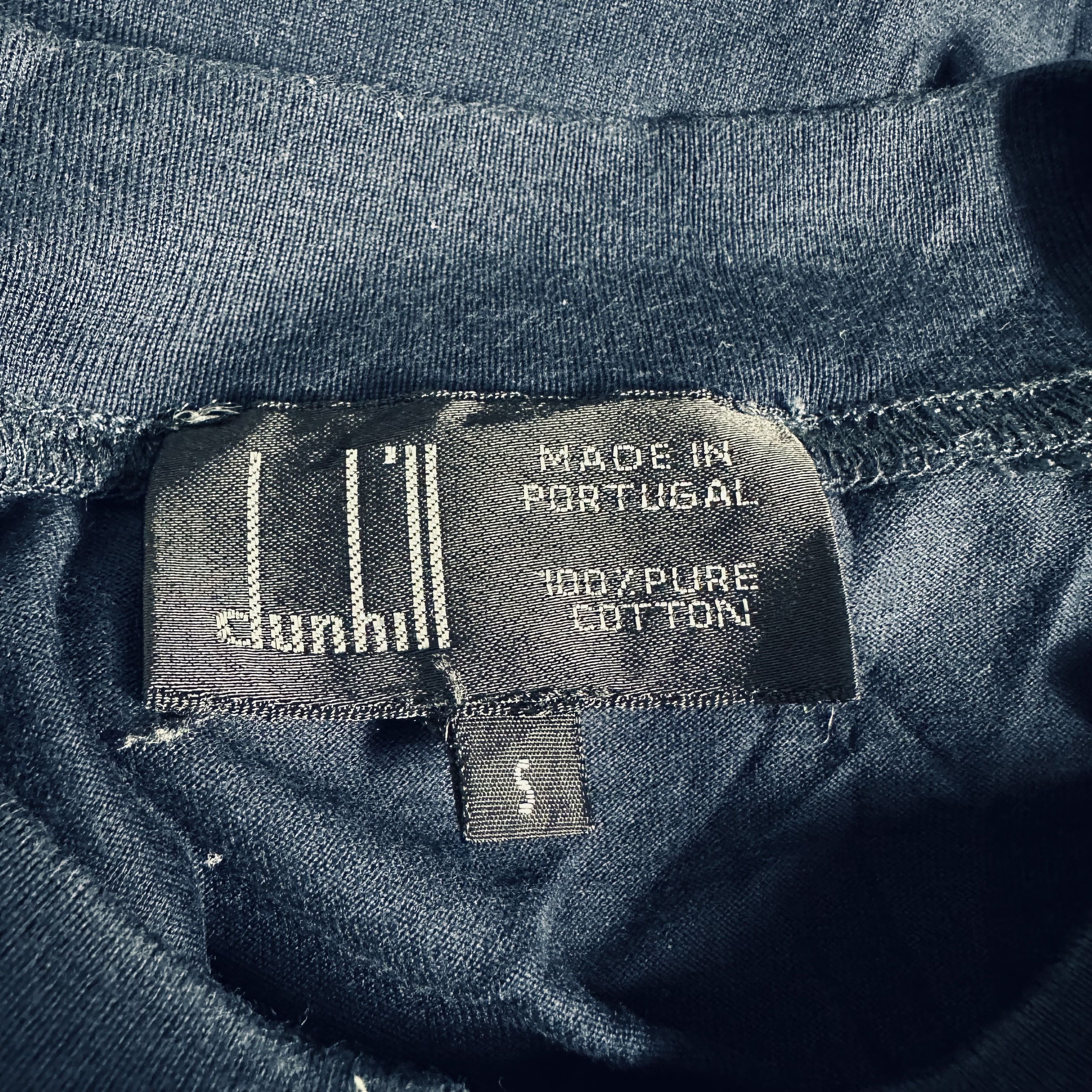 Alfred Dunhill 🔥RARE🔥Vtg Alfred Dunhill Spell Out T-shirt Single Stich Size US S / EU 44-46 / 1 - 6 Thumbnail