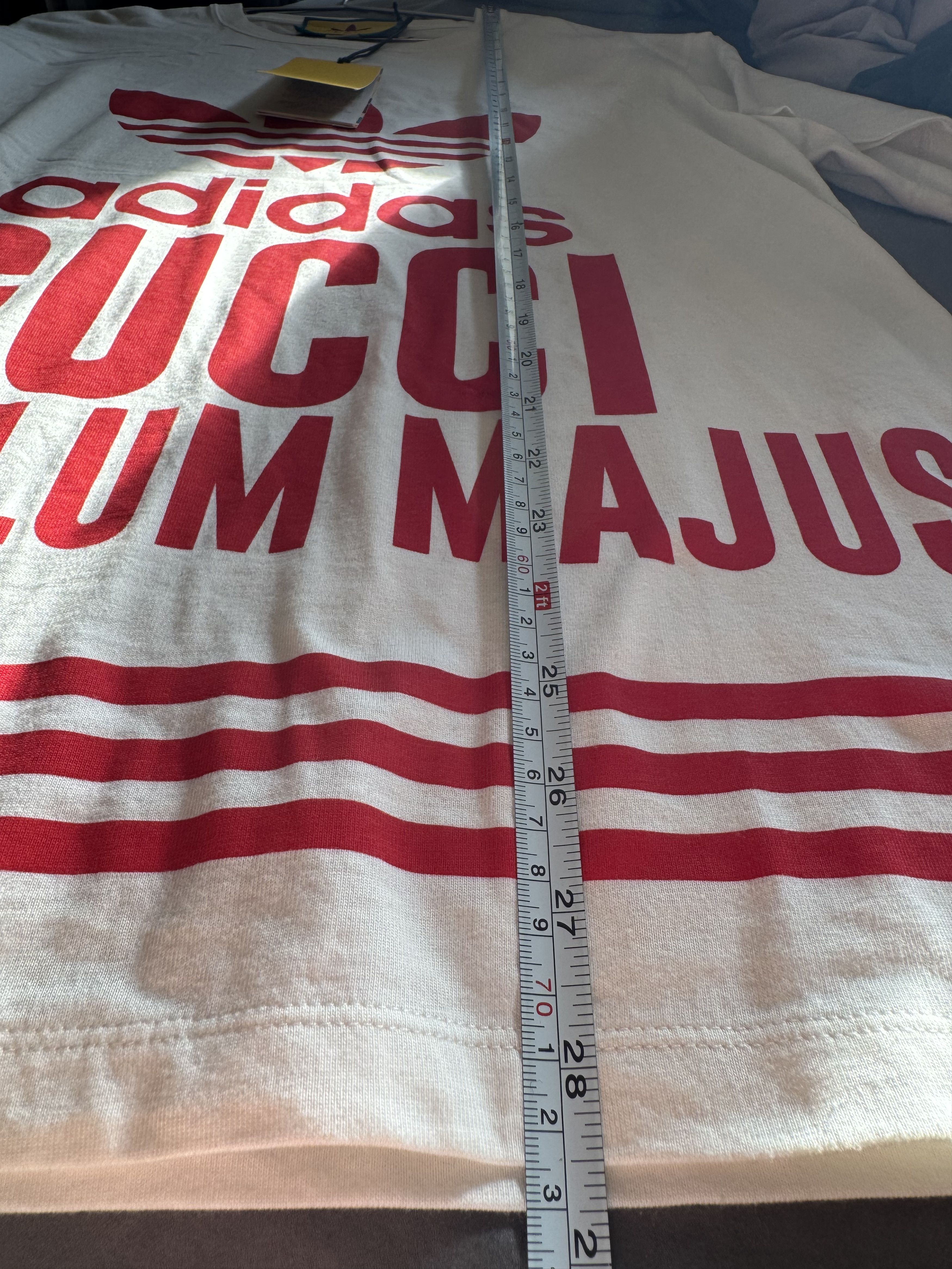Gucci NEW GUCCI X ADIDAS SPECULUM MAJUS T-SHIRT (SZ XS OVERSIZD) Size US M / EU 48-50 / 2 - 5 Thumbnail
