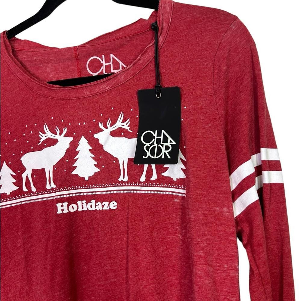 Chase Authentics Chaser l NWT Holidaze Holiday Long Sleeve Tee Medium Size M / US 6-8 / IT 42-44 - 3 Thumbnail