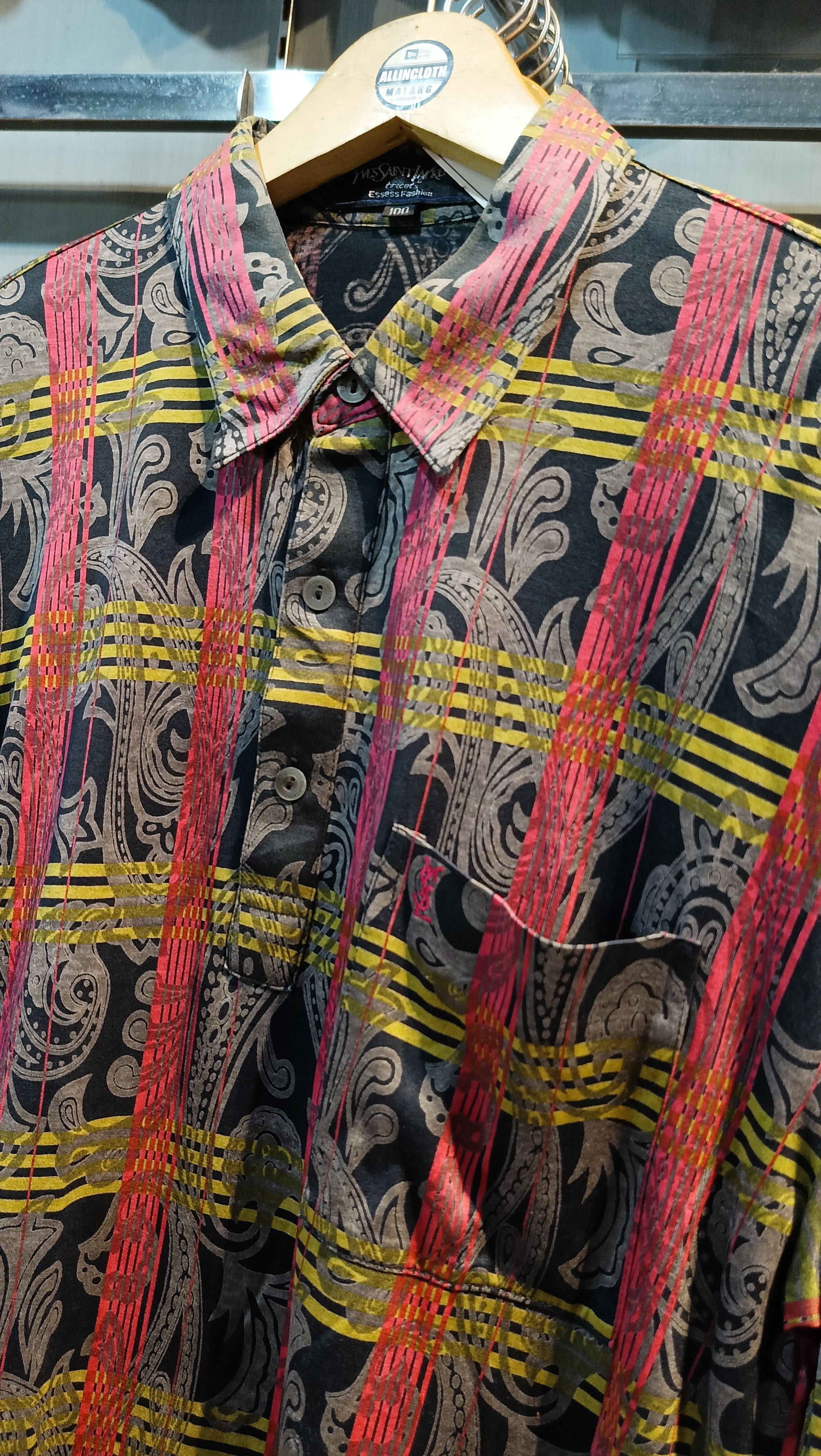 Yves Saint Laurent Vintage 80's Yves Saint Laurent Size US M / EU 48-50 / 2 - 2 Thumbnail