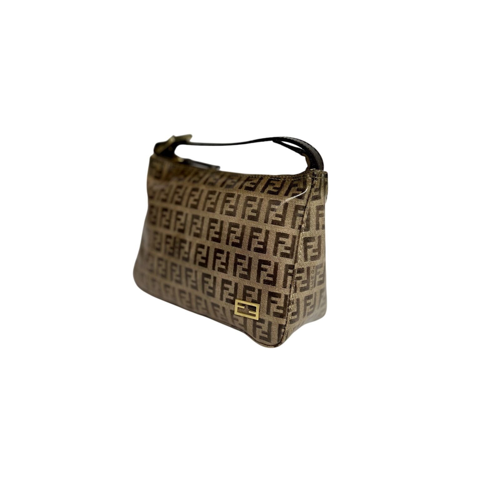 Fendi Fendi Zucca Brown Hand Bag Size ONE SIZE - 5 Thumbnail