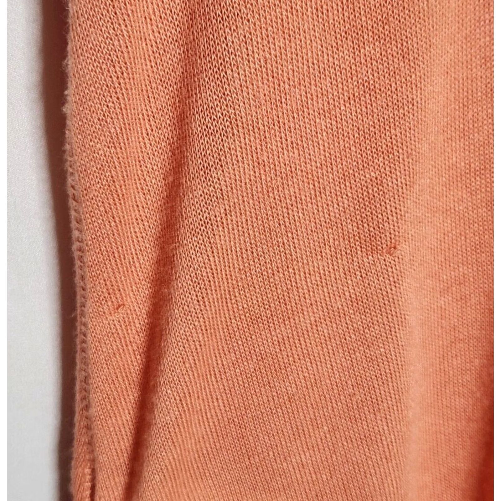 Free People Free People Womens S Hoffman Surplice Tee Short Sleeve Shirt Drape Blouse Coral Size S / US 4 / IT 40 - 4 Thumbnail