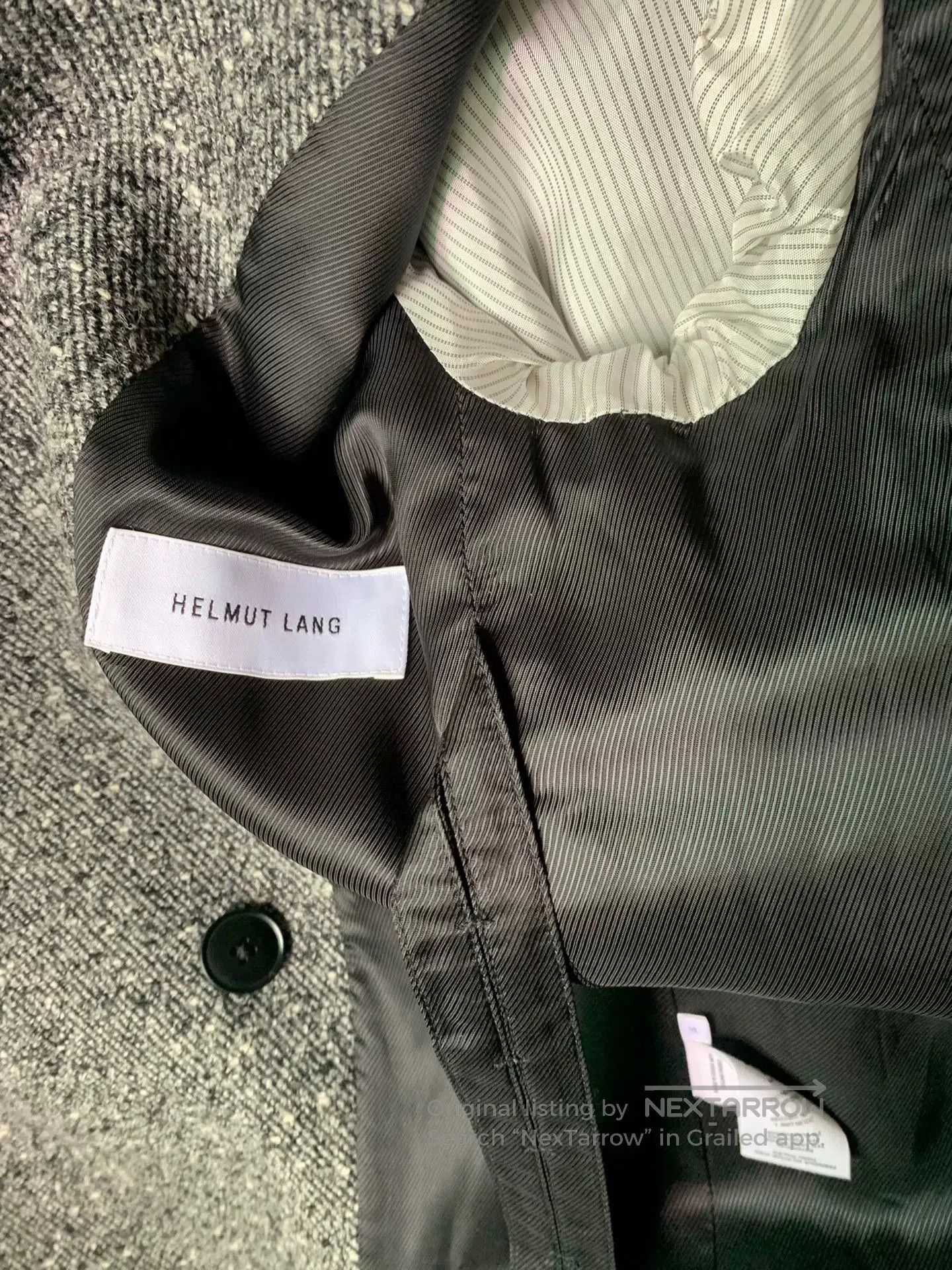 Helmut Lang Helmut Lang Wool Distressed Trench Coat. Size US S / EU 44-46 / 1 - 4 Thumbnail