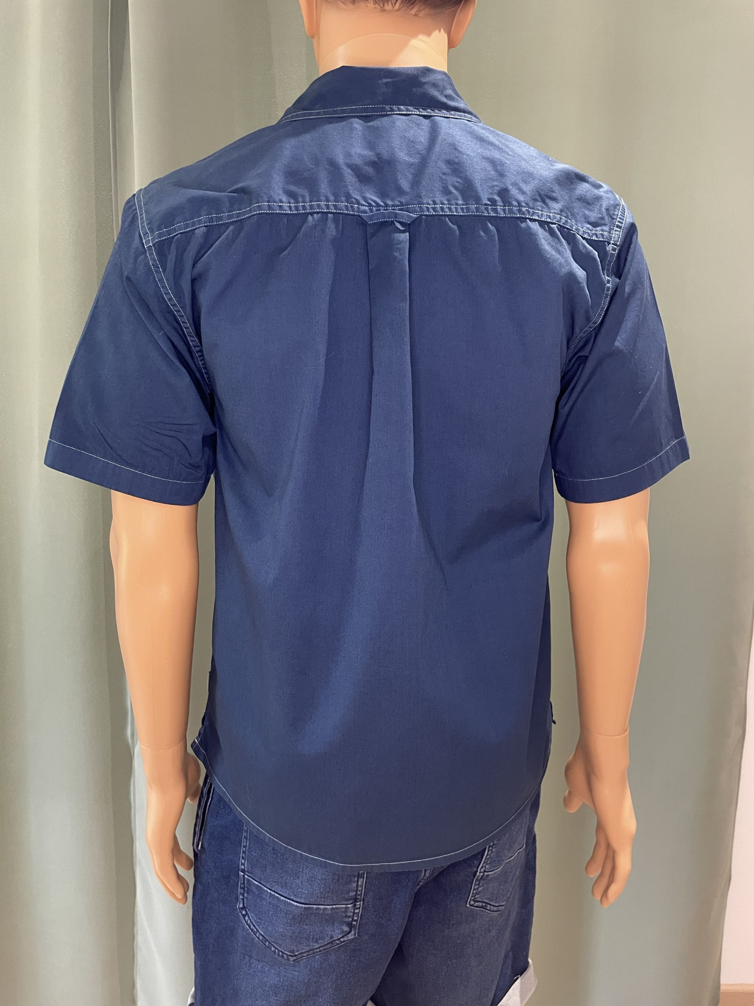 Carhartt Carhartt WIP Short Sleeve Master Shirt - Navy Blue - Size M Size US M / EU 48-50 / 2 - 7 Thumbnail
