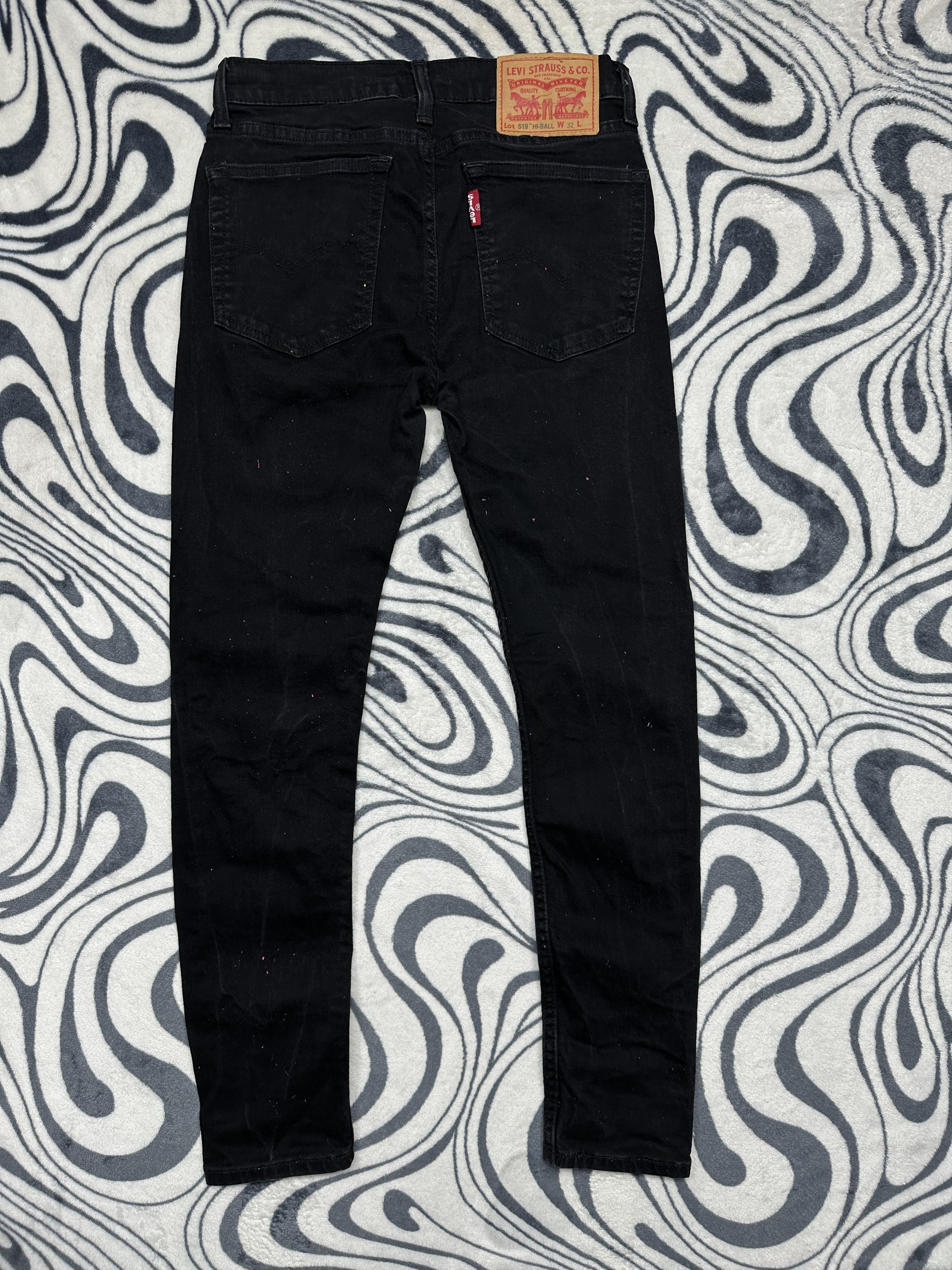 Levi's Levi's 519 Black Denim Pants Jeans Size US 32 / EU 48 - 1 Thumbnail