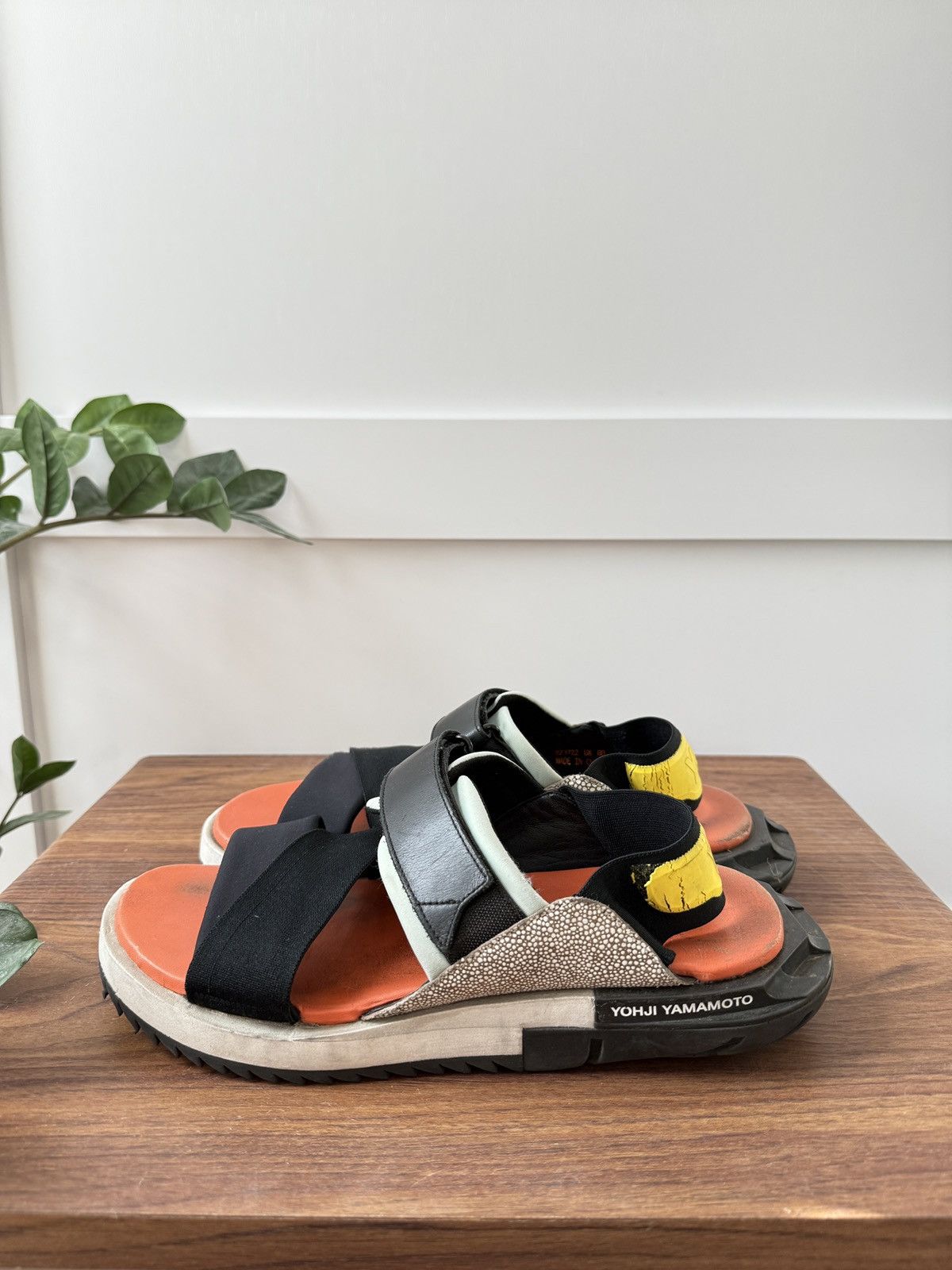 Y-3 Orange Stingray Kahoe Sandal Size US 8 / EU 41 - 4 Thumbnail