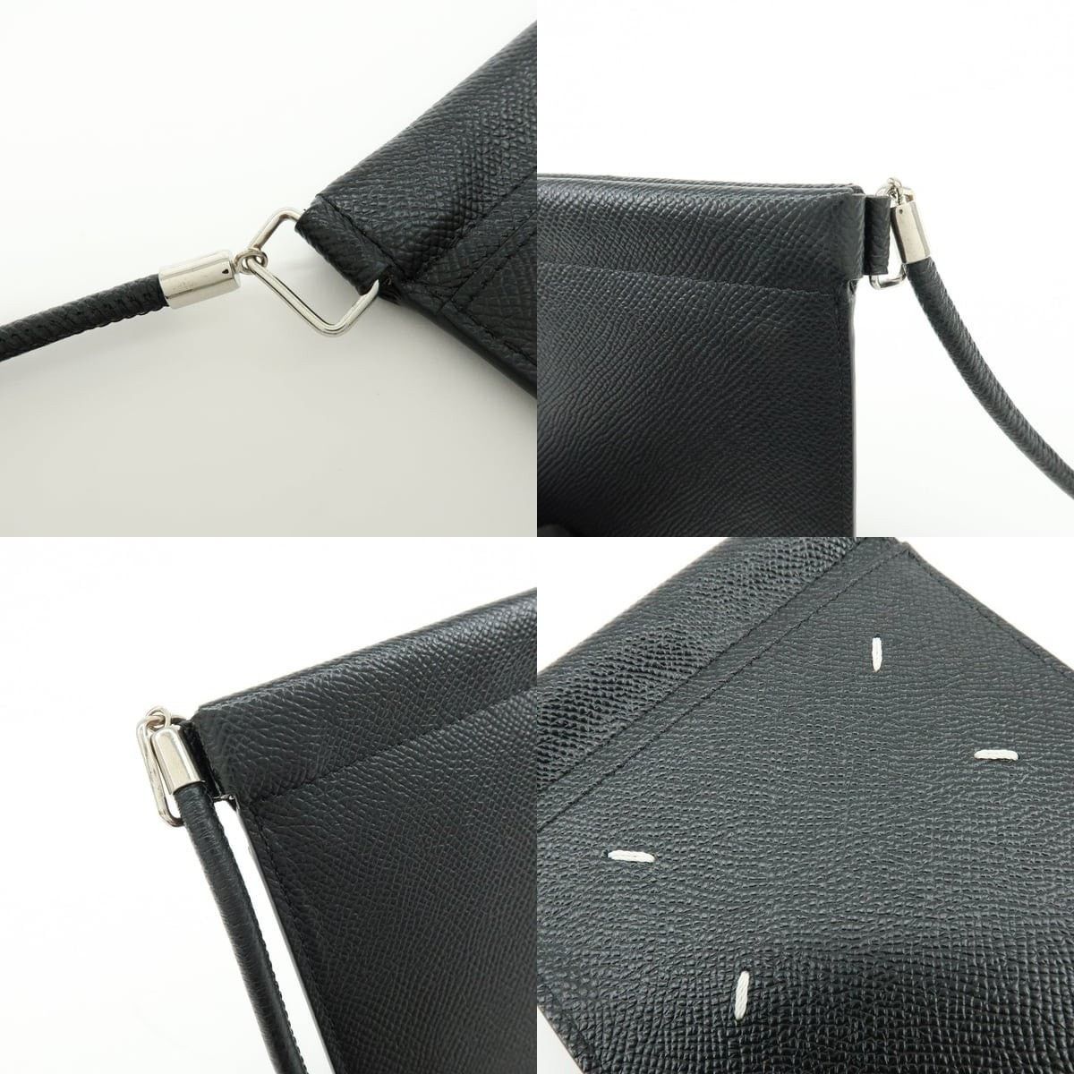 Maison Margiela Maison Margiela Four Stitches Calfskin Crossbody Bag Black Size ONE SIZE - 6 Thumbnail