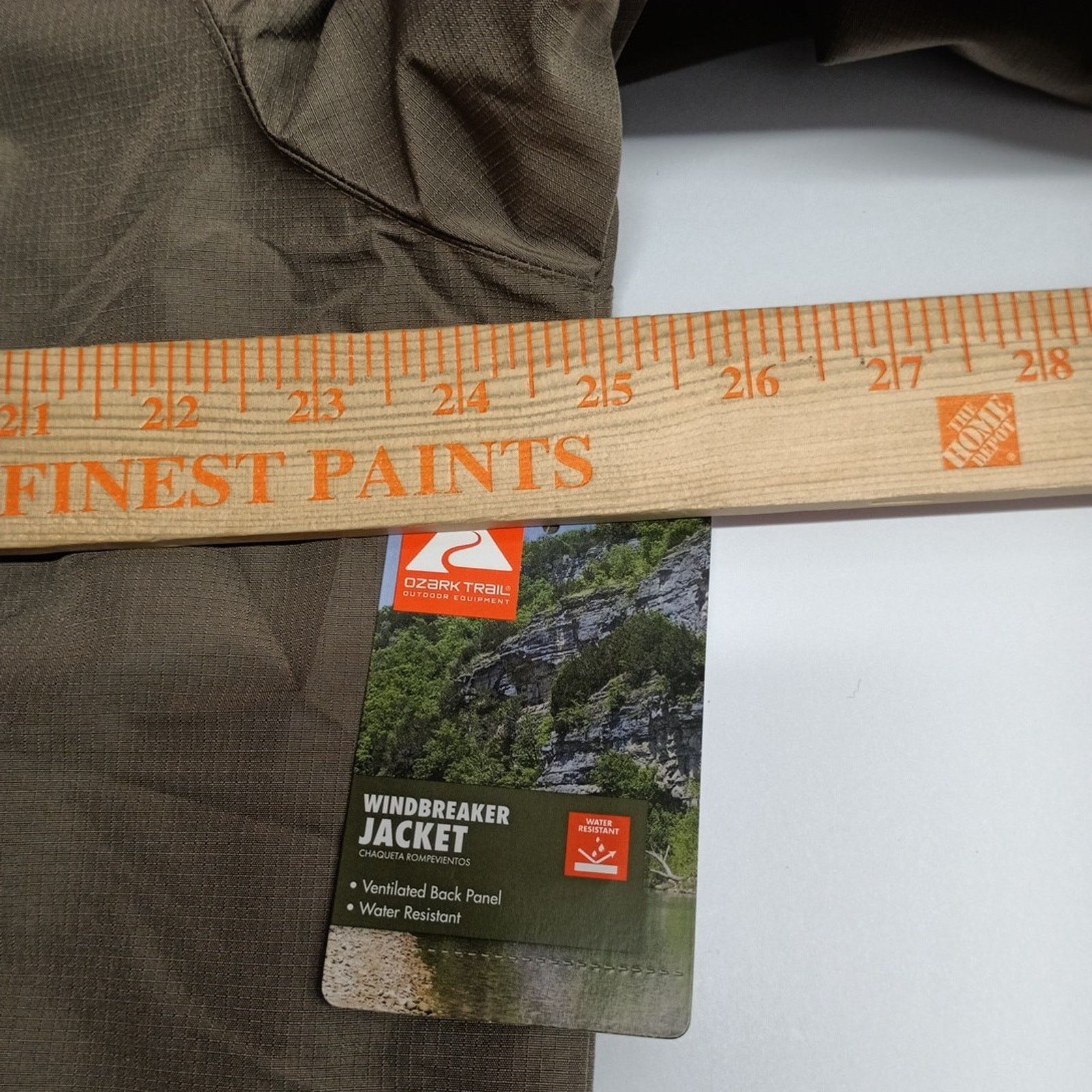 Other Ozark Trail Windbreaker Jacket Men's L Taupe Falls Pockets Size US L / EU 52-54 / 3 - 6 Thumbnail