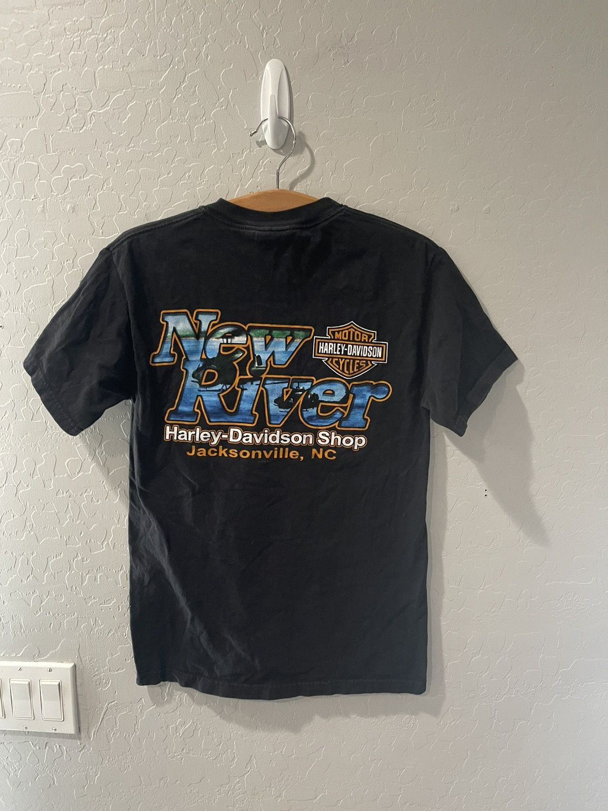 Harley Davidson Vintage Y2K Harley Davidson “New River” Chopper Shirt Small Size US S / EU 44-46 / 1 - 1 Thumbnail
