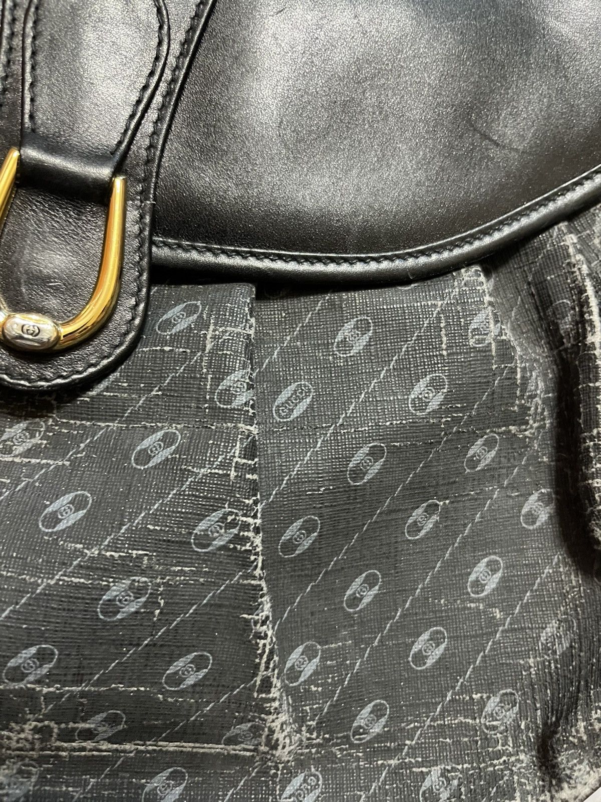 Gucci Gucci Vintage 80s Accessory Collection Stirrup Crossbody Bag Size ONE SIZE - 6 Thumbnail