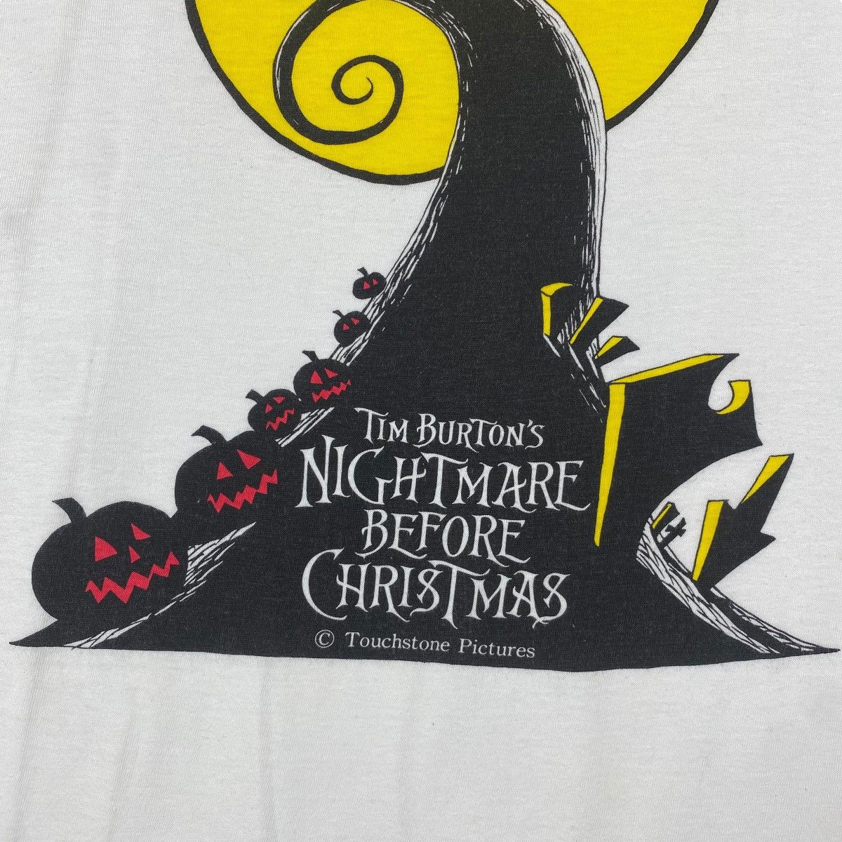 Vintage Vintage 90s NIGHTMARE BEFORE CHRISTMAS Movie Promo Tee Size US M / EU 48-50 / 2 - 3 Thumbnail