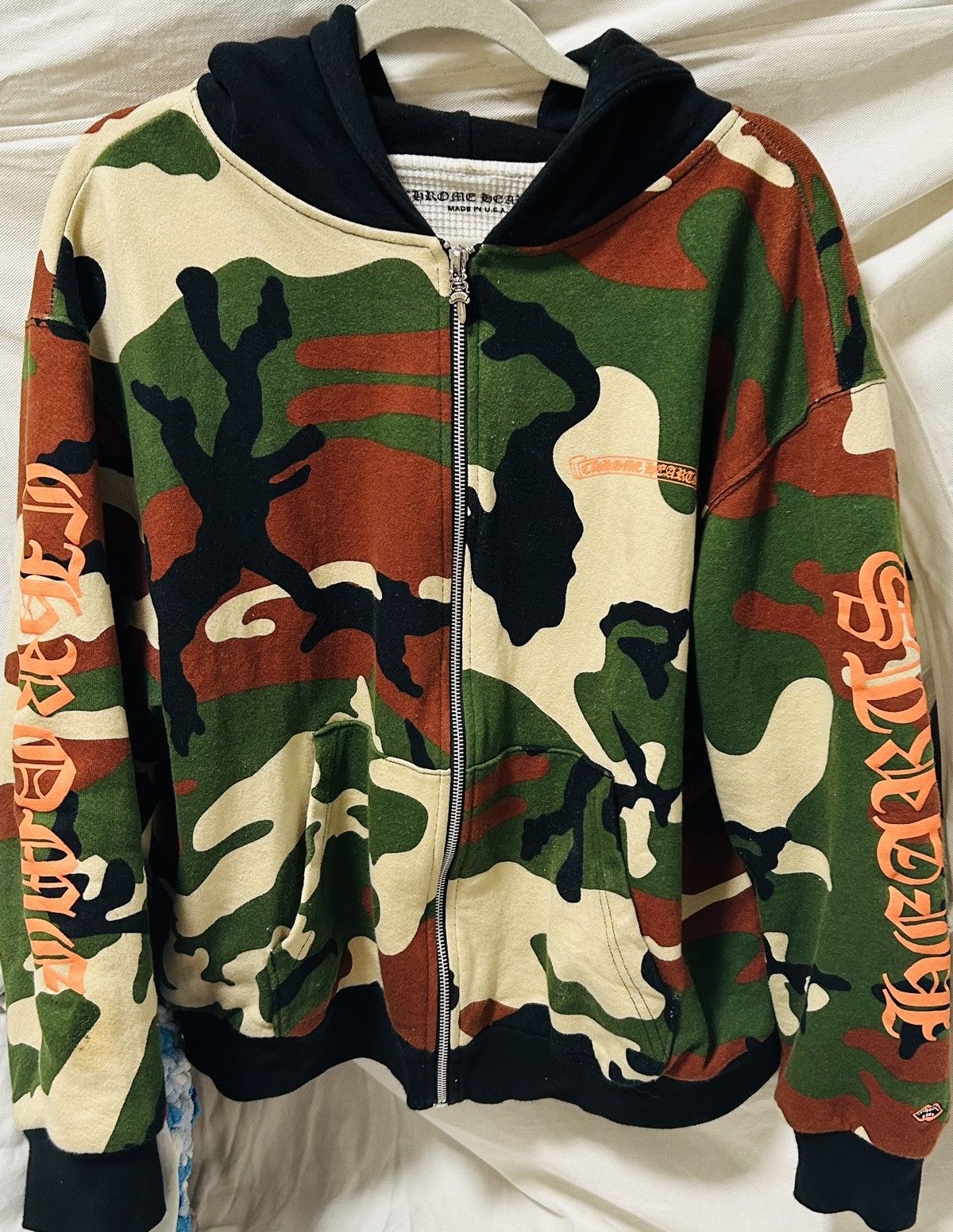 MATTY BOYプリントカモフラ柄ジップアップパーカー | Chrome Hearts