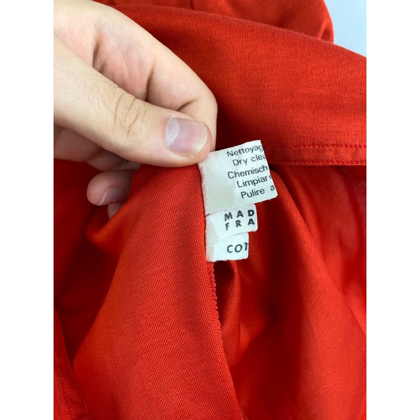 Chanel VINTAGE Chanel T-Shirt Womens 38 Red 80s Made in France Size XS / US 0-2 / IT 36-38 - 7 Thumbnail