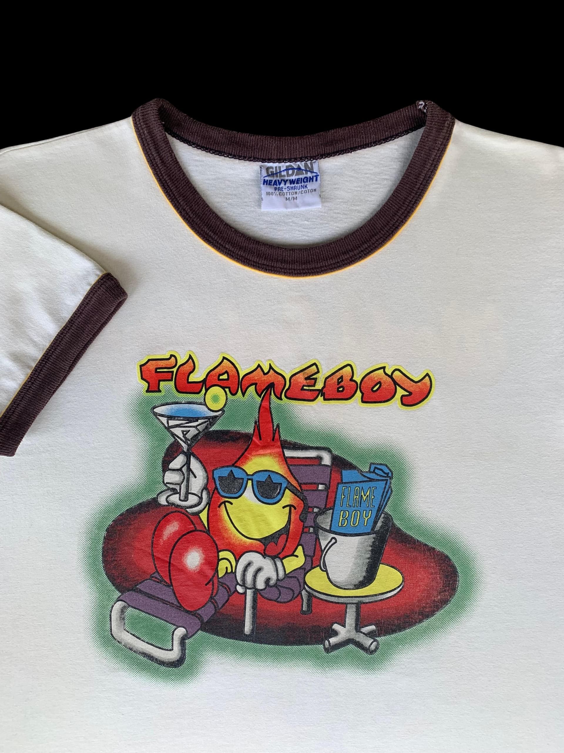 World Industries 1990' Flameboy World Industries Ringer Tee Size M / US 6-8 / IT 42-44 - 1 Thumbnail