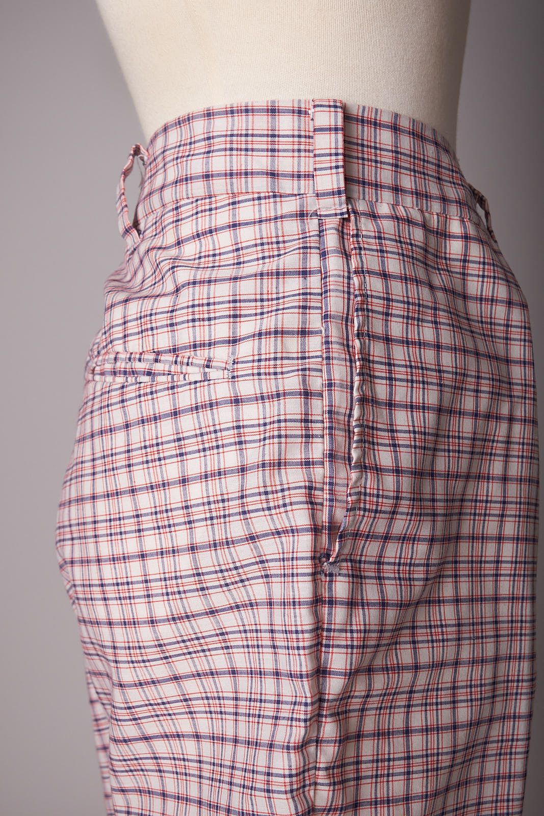 Vintage 1960s Plaid Golf Shorts Size US 35 - 5 Thumbnail