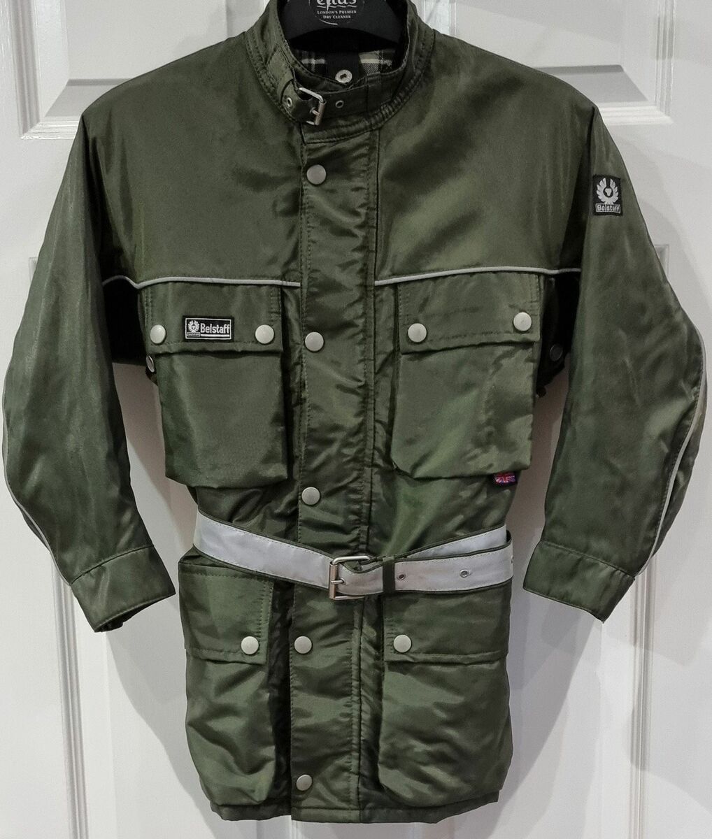 Belstaff × Vintage BELSTAFF TOURMASTER 500 Boy’s Khaki Green belfast Shee Green Size US XL / EU 56 / 4 - 4 Thumbnail