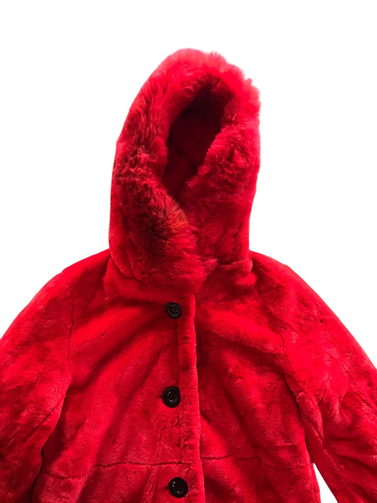 Beauty Beast × Japanese Brand L& L aifenex Faux Fur Jacket Red Color Fur Jacket Size M / US 6-8 / IT 42-44 - 6 Thumbnail