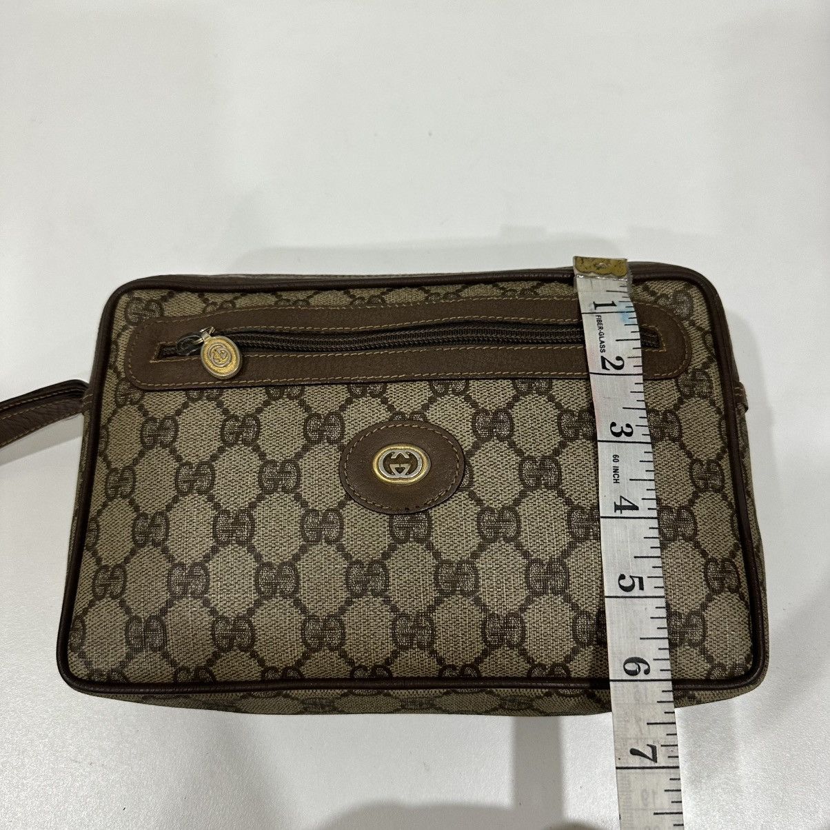 Gucci ‼️YES‼️ GG GUCCI VINTAGE MONOGRAM CLUTCH BAG Size ONE SIZE - 11 Thumbnail