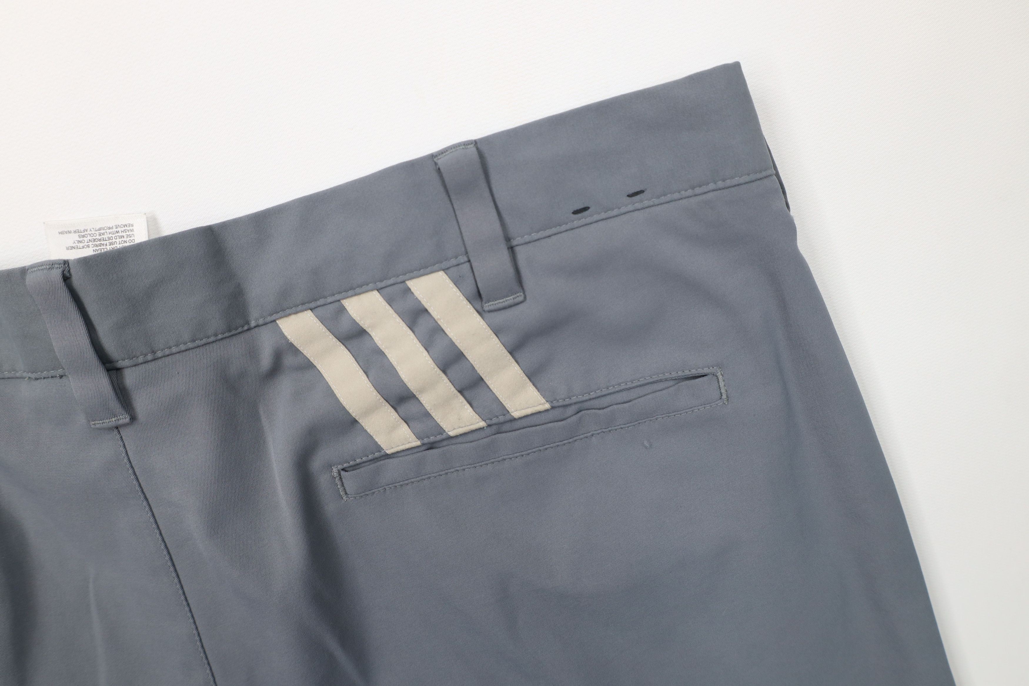 Adidas Adidas Golf Distressed Spell Out Golfing Chino Pants Gray Size US 34 / EU 50 - 14 Thumbnail