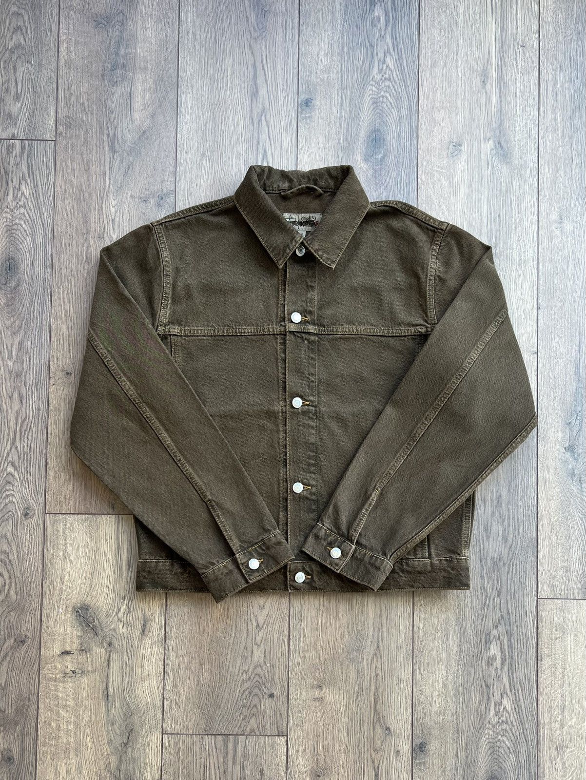 Stussy Stussy Denim Trucker Jacket Brown Medium Size US M / EU 48-50 / 2 - 4 Thumbnail