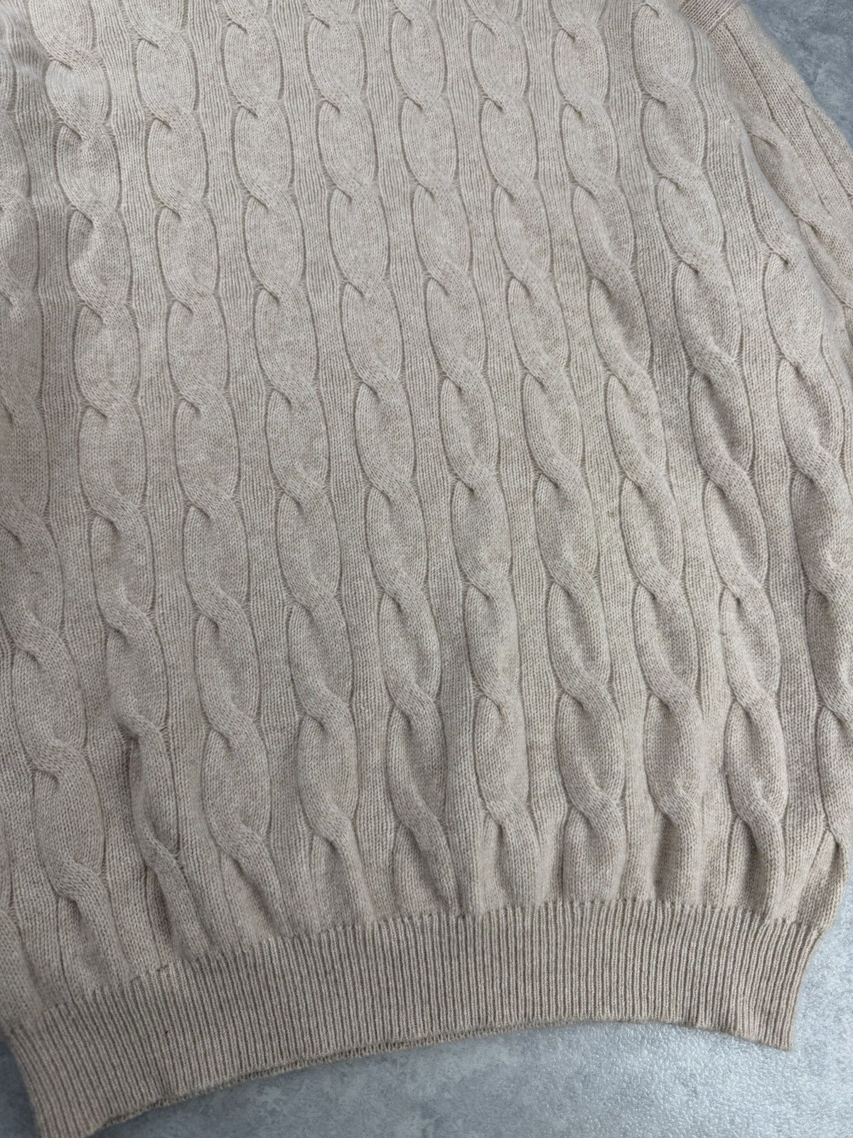 Other Cellini Wool Cashmere Cable Knit Sweater Size 5 Size US L / EU 52-54 / 3 - 4 Thumbnail